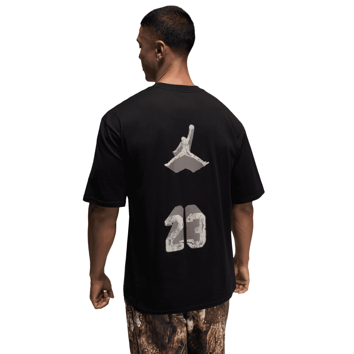 Jordan AJ 4 Cave '85 Short Sleeve Crew - Men's - Black/Olive/Brown
