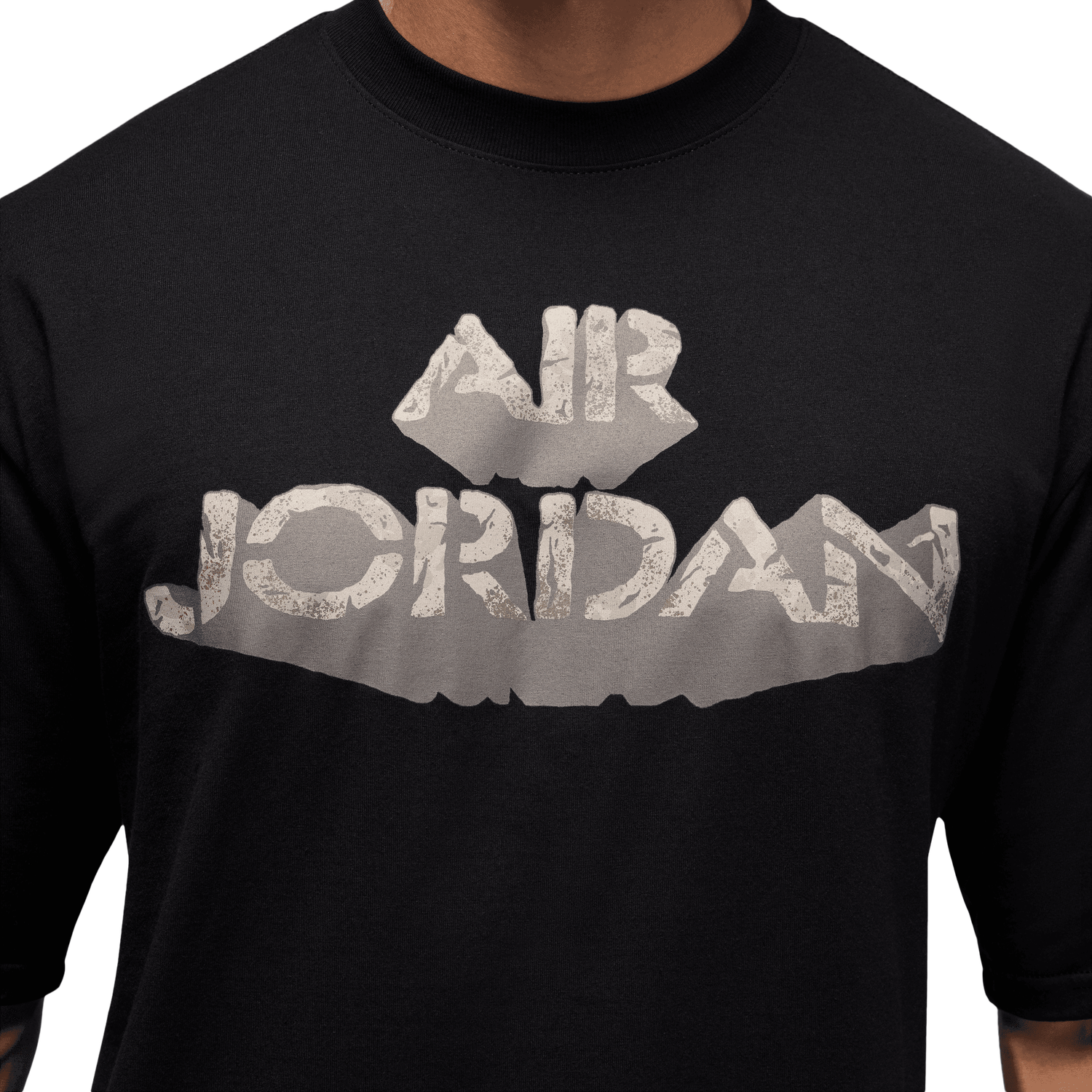Jordan AJ 4 Cave '85 Short Sleeve Crew - Men's - Black/Olive/Brown