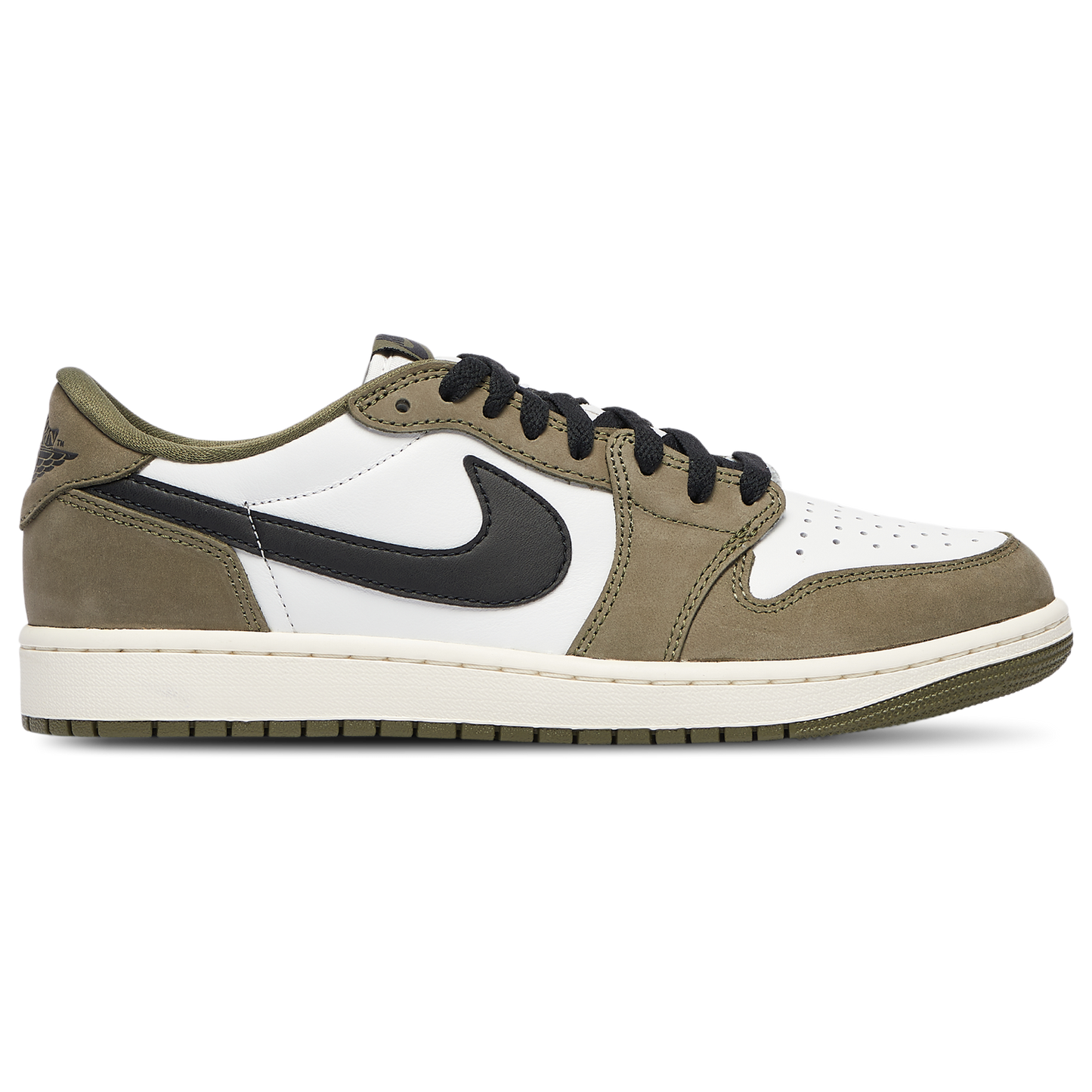 Jordan AJ 1 Retro Low OG - Men's - Medium Olive/Black/Summit White