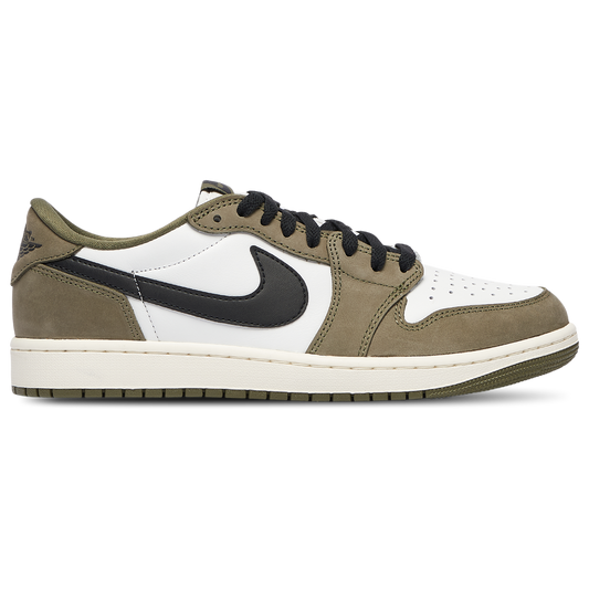 Jordan AJ 1 Retro Low OG - Men's - Medium Olive/Black/Summit White