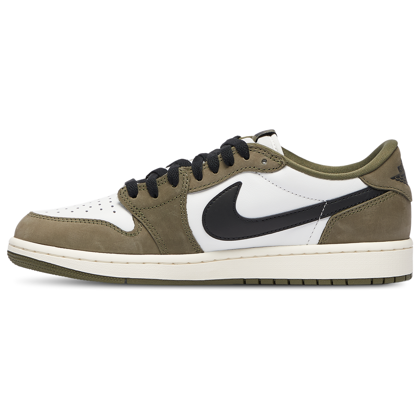 Jordan AJ 1 Retro Low OG - Men's - Medium Olive/Black/Summit White