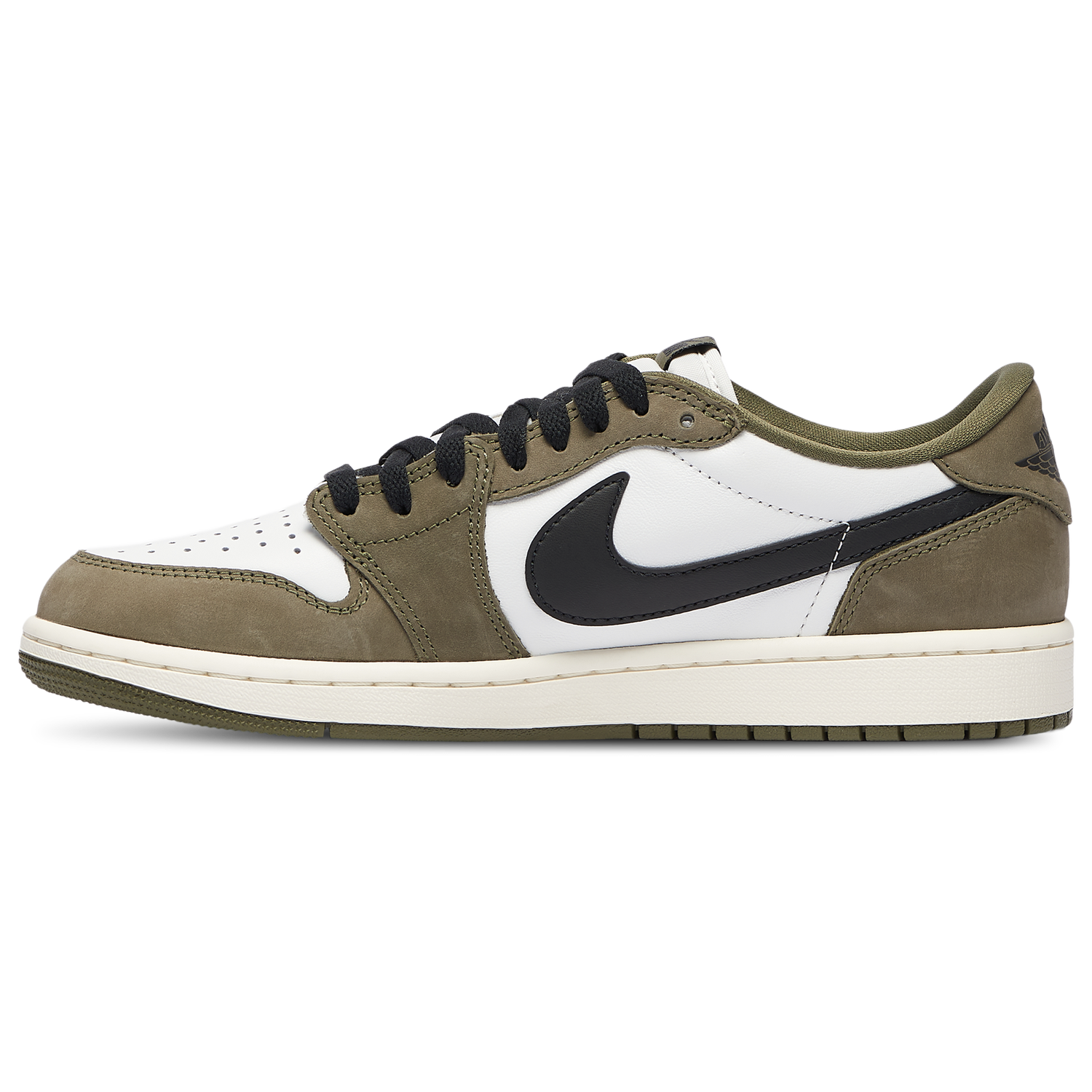 Jordan AJ 1 Retro Low OG - Men's - Medium Olive/Black/Summit White