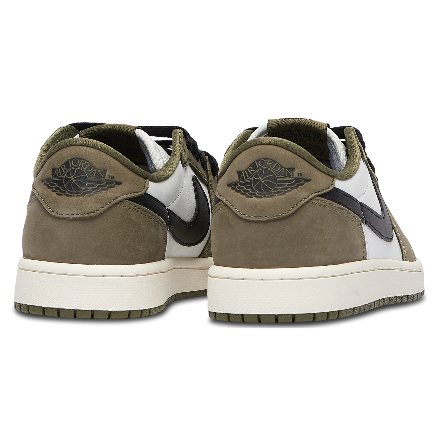 Jordan AJ 1 Retro Low OG - Men's - Medium Olive/Black/Summit White