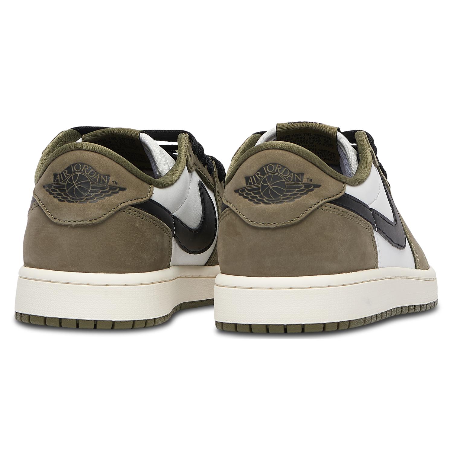 Jordan AJ 1 Retro Low OG - Men's - Medium Olive/Black/Summit White