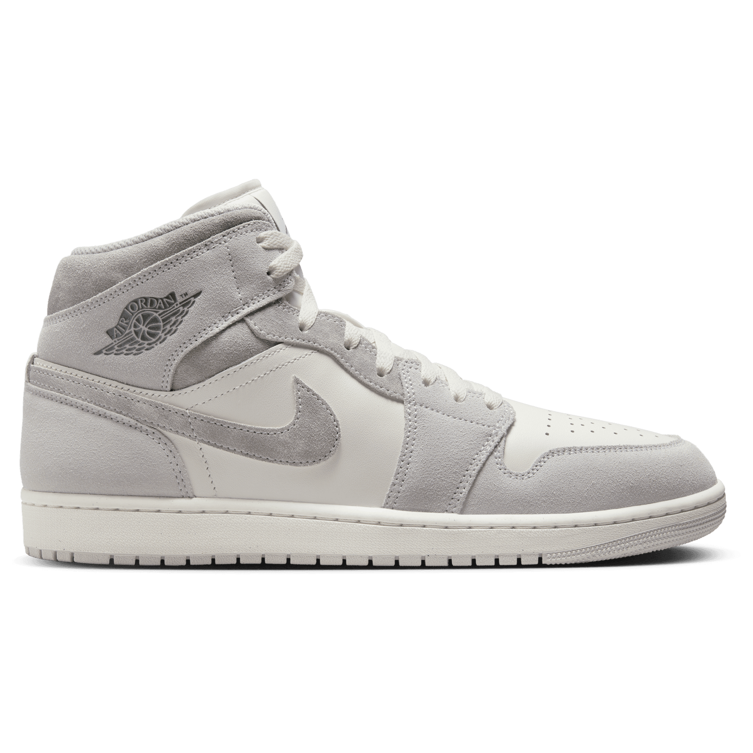 Jordan AJ 1 Mid SE - Men's - White/Grey