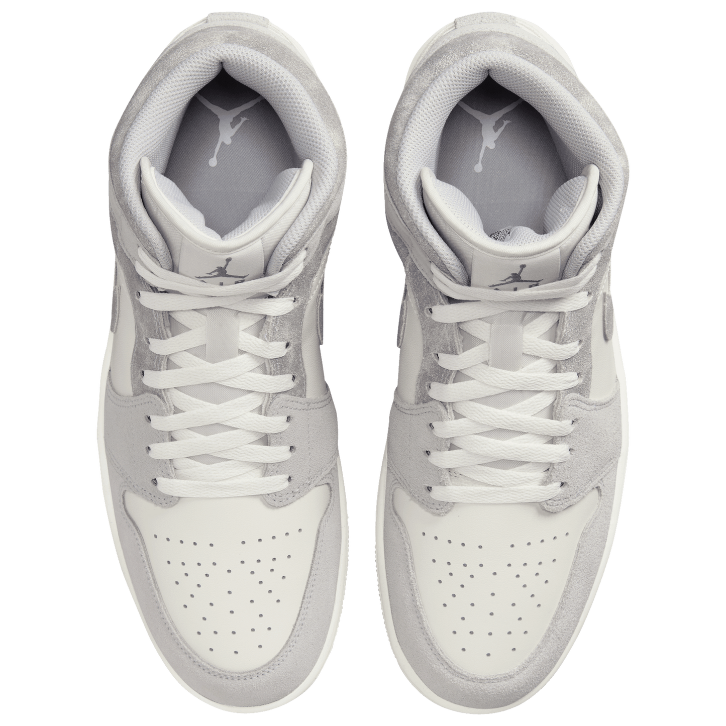 Jordan AJ 1 Mid SE - Men's - White/Grey