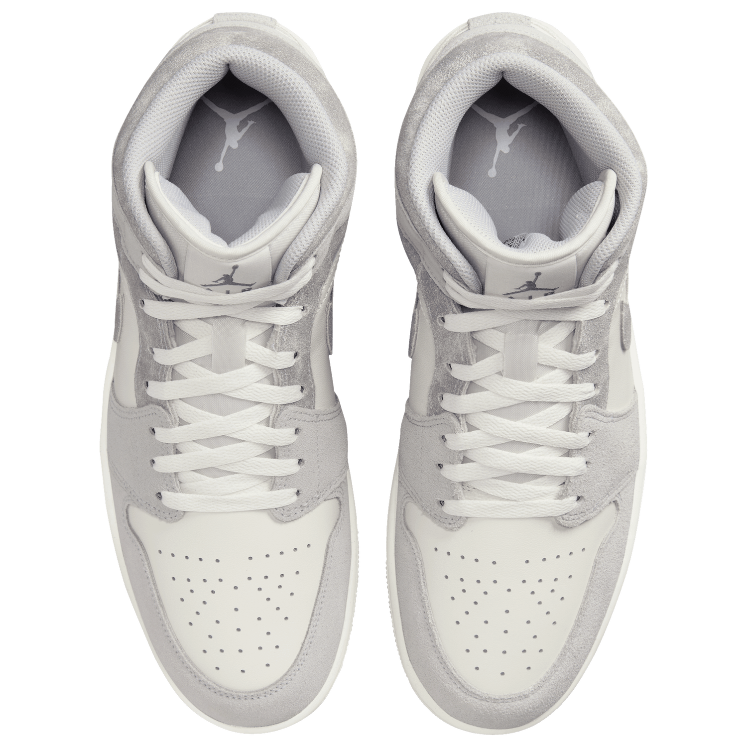 Jordan AJ 1 Mid SE - Men's - White/Grey