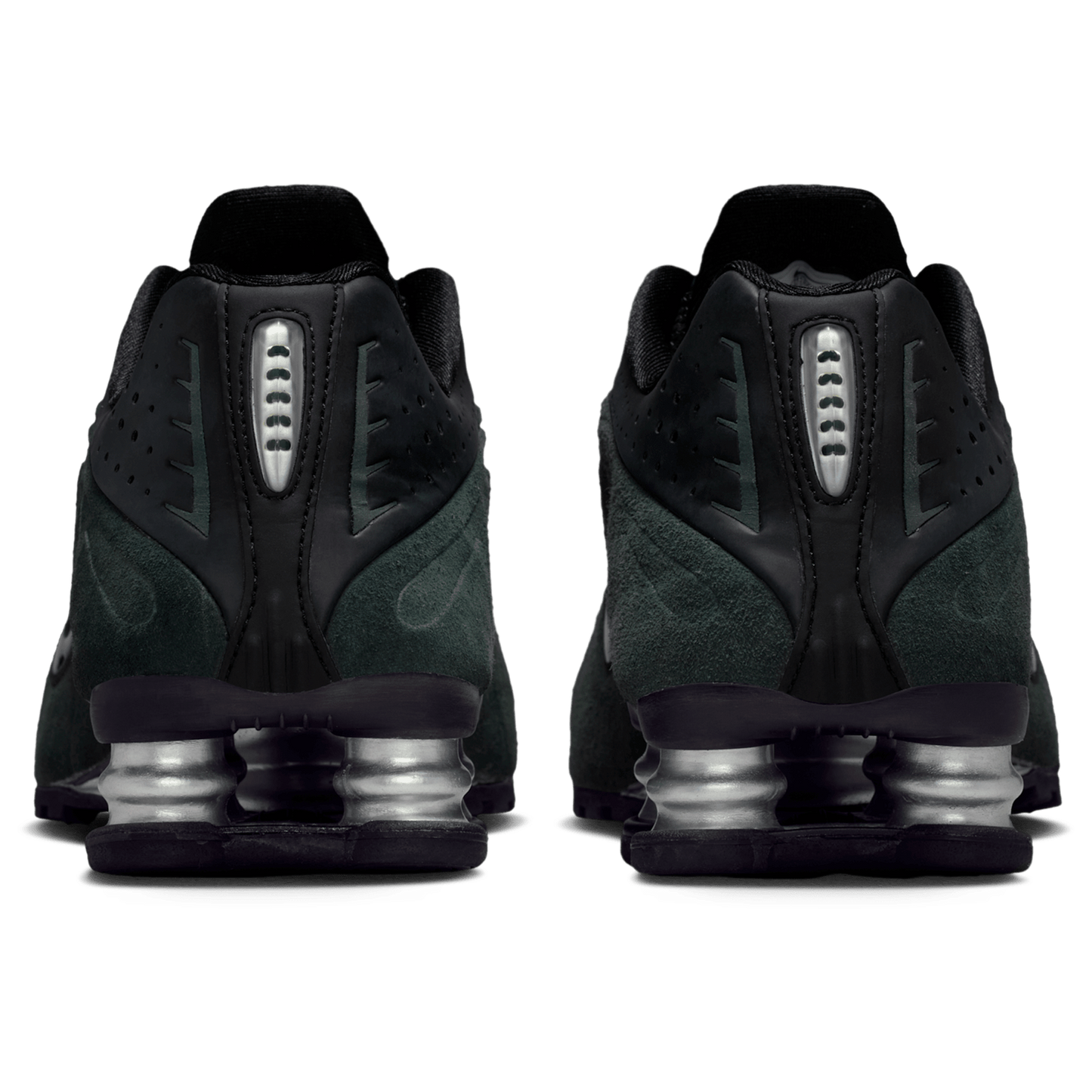 Nike Shox R4 - Women's - Mtlc Silver/Black/Seaweed