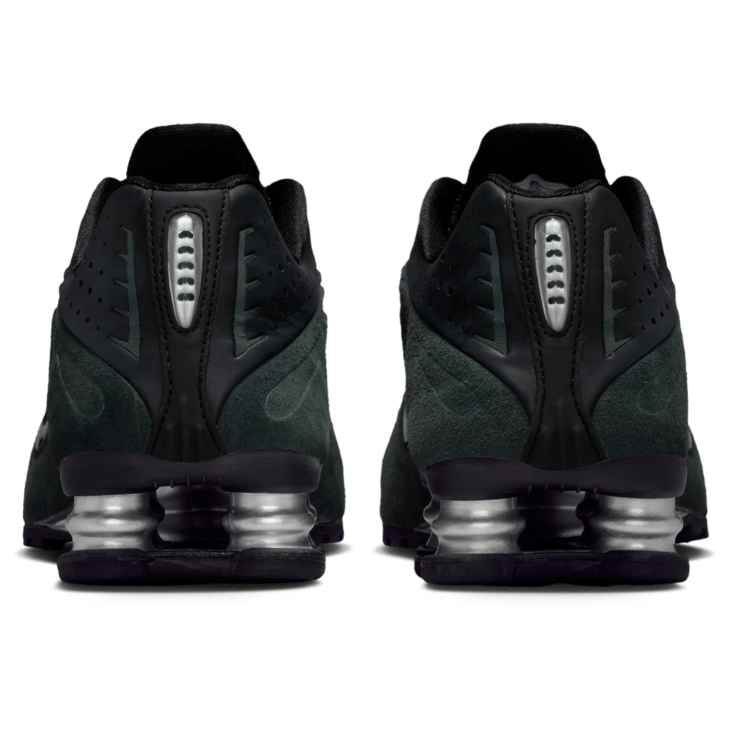 Nike Shox R4 - Women's - Mtlc Silver/Black/Seaweed