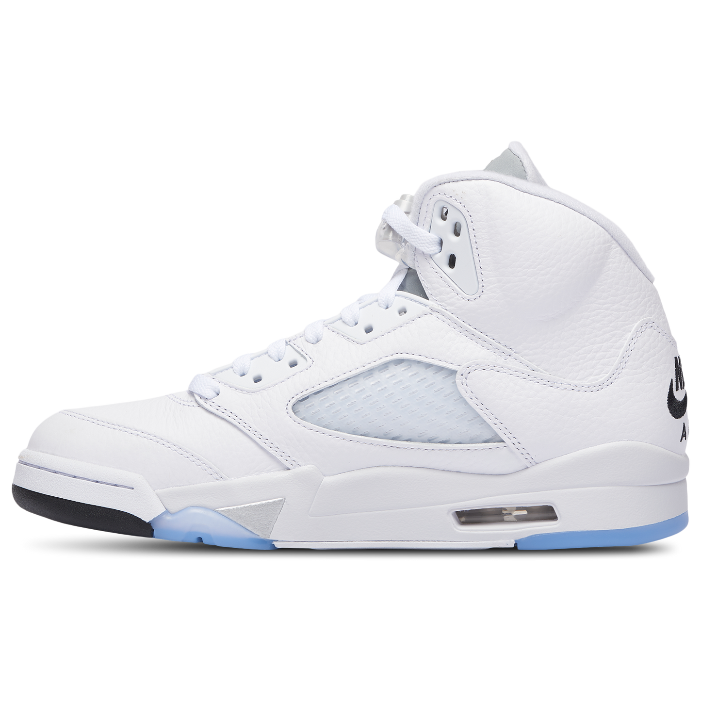 Jordan Retro 5 OG - Men's - White/Black/Silver
