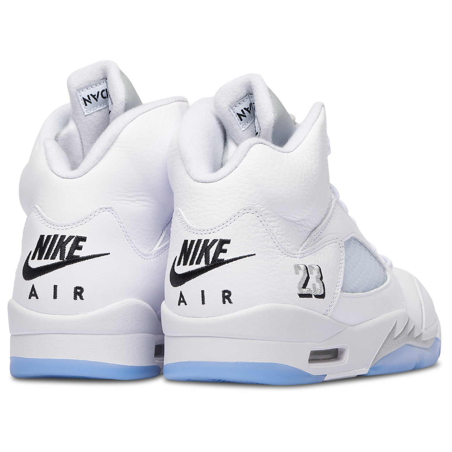 Jordan Retro 5 OG - Men's - White/Black/Silver