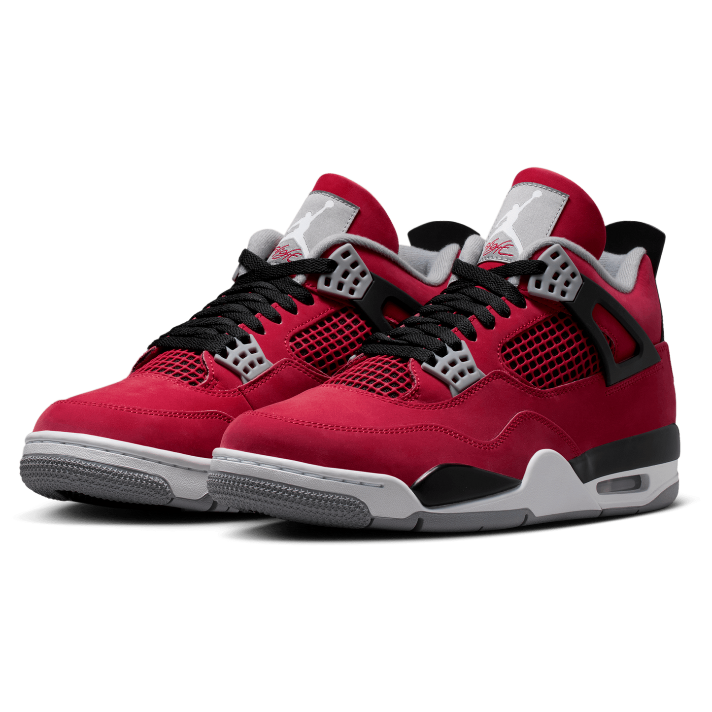 Jordan Retro 4 - Men's - Red/Black/Grey