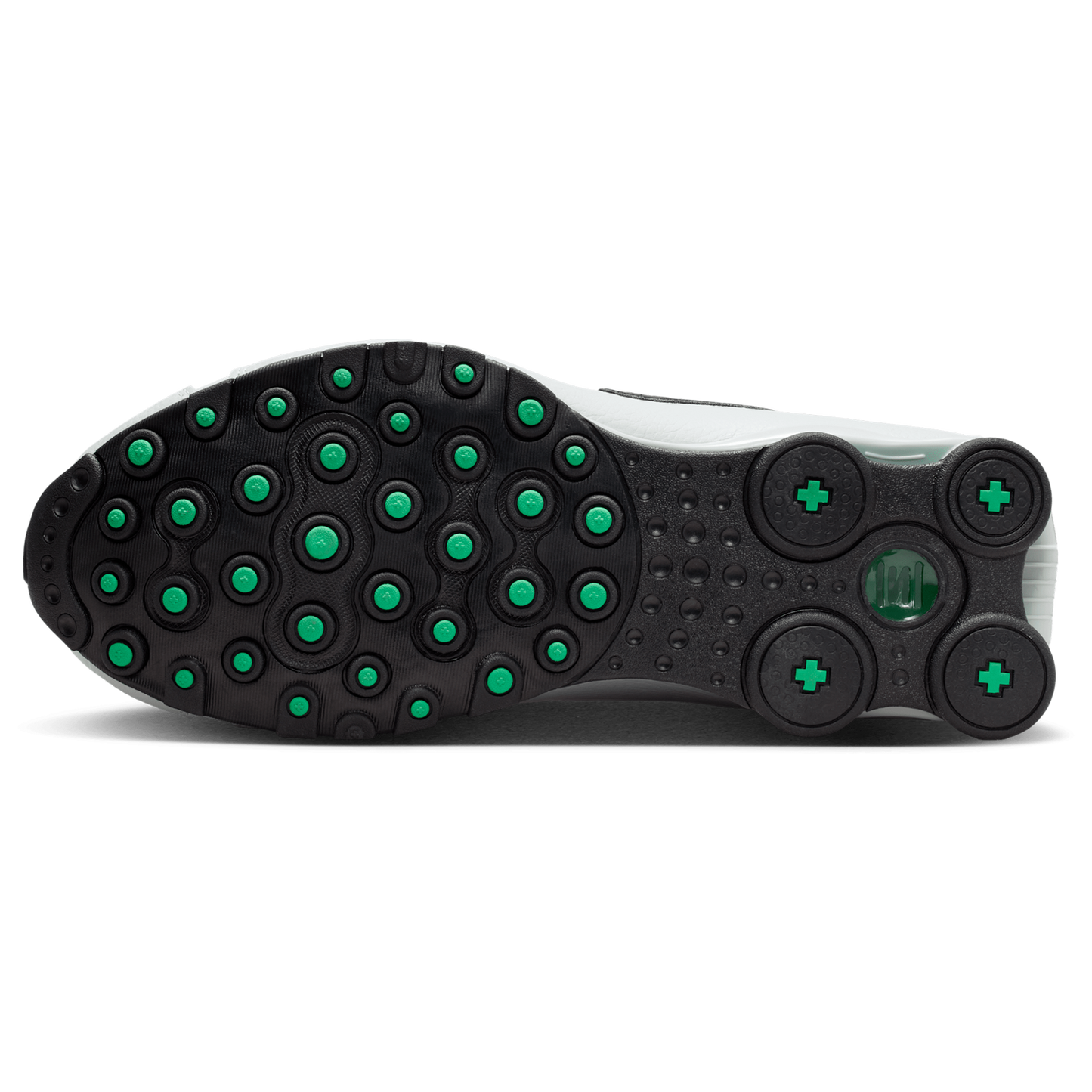 Nike Shox NZ - Men's - Grey Fog/Black/Stadium Green
