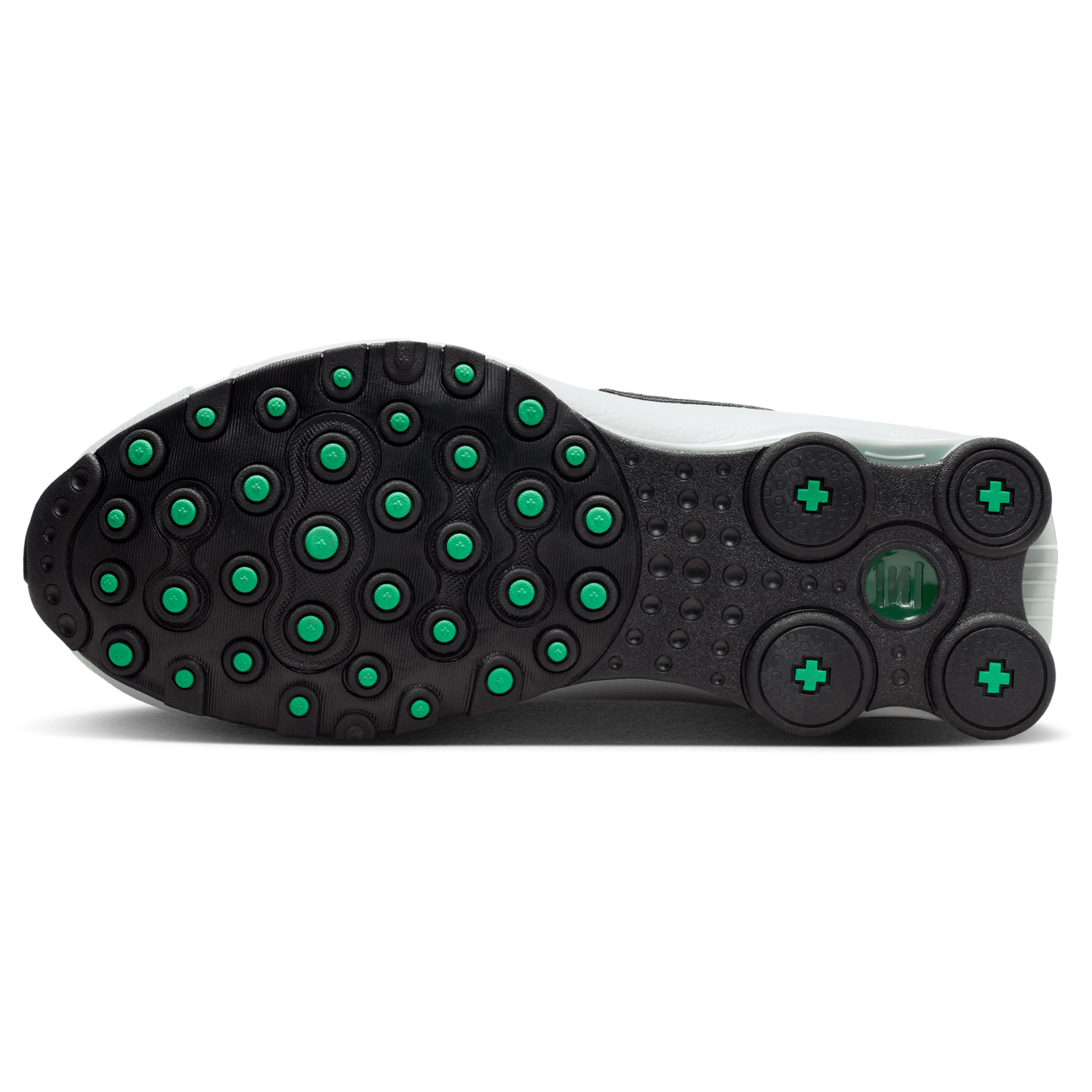 Nike Shox NZ - Men's - Grey Fog/Black/Stadium Green