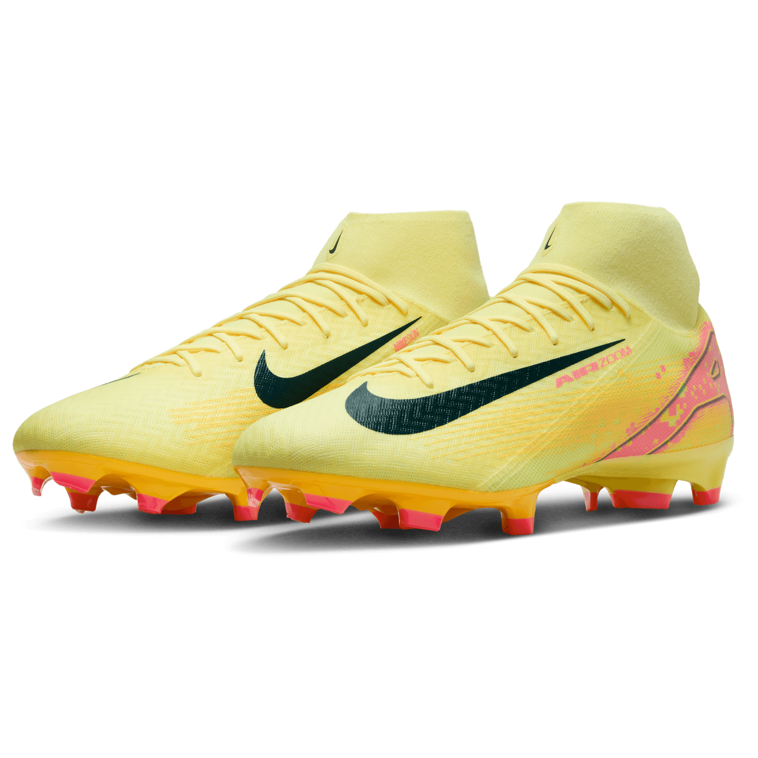 Nike Zoom Superfly 10 Academy KM FG/MG - Men's - Orange/Navy
