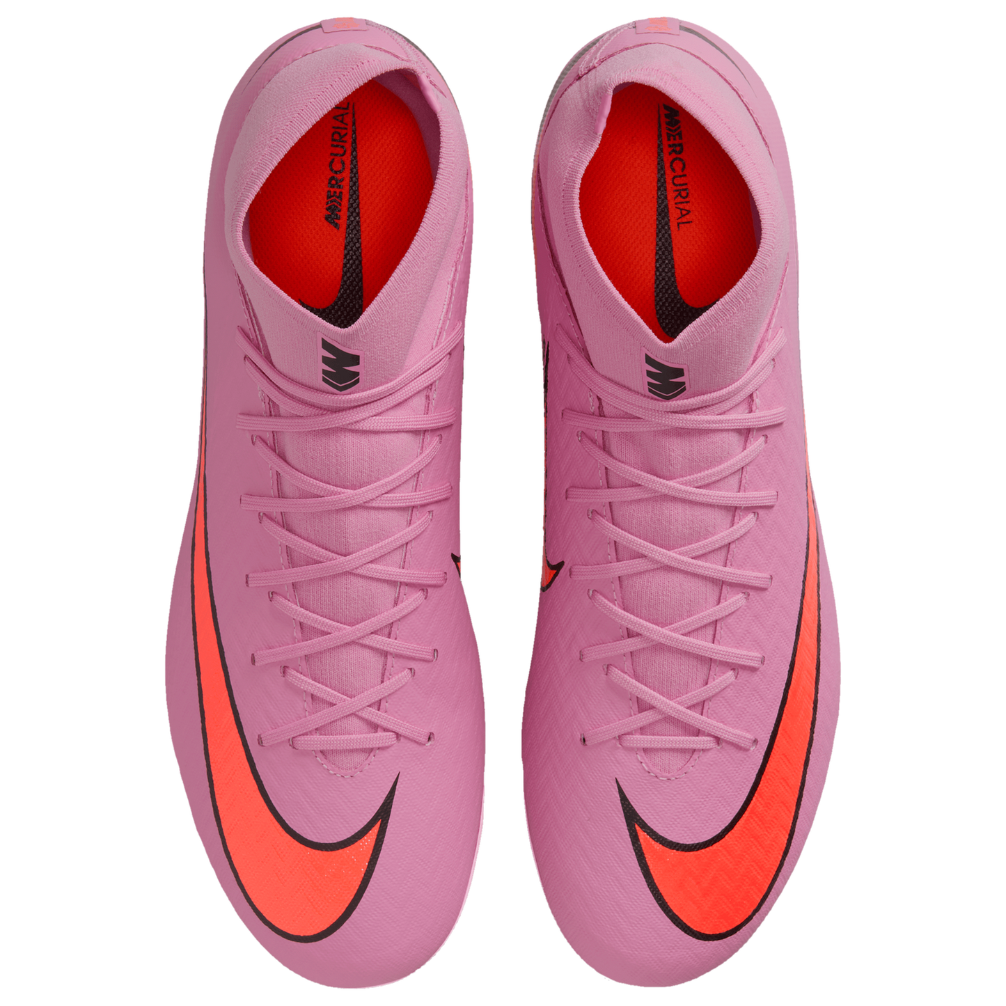 Nike Zm Superfly 10 Academy AG - Men's - Black/Magic Flamingo/Total Crimson