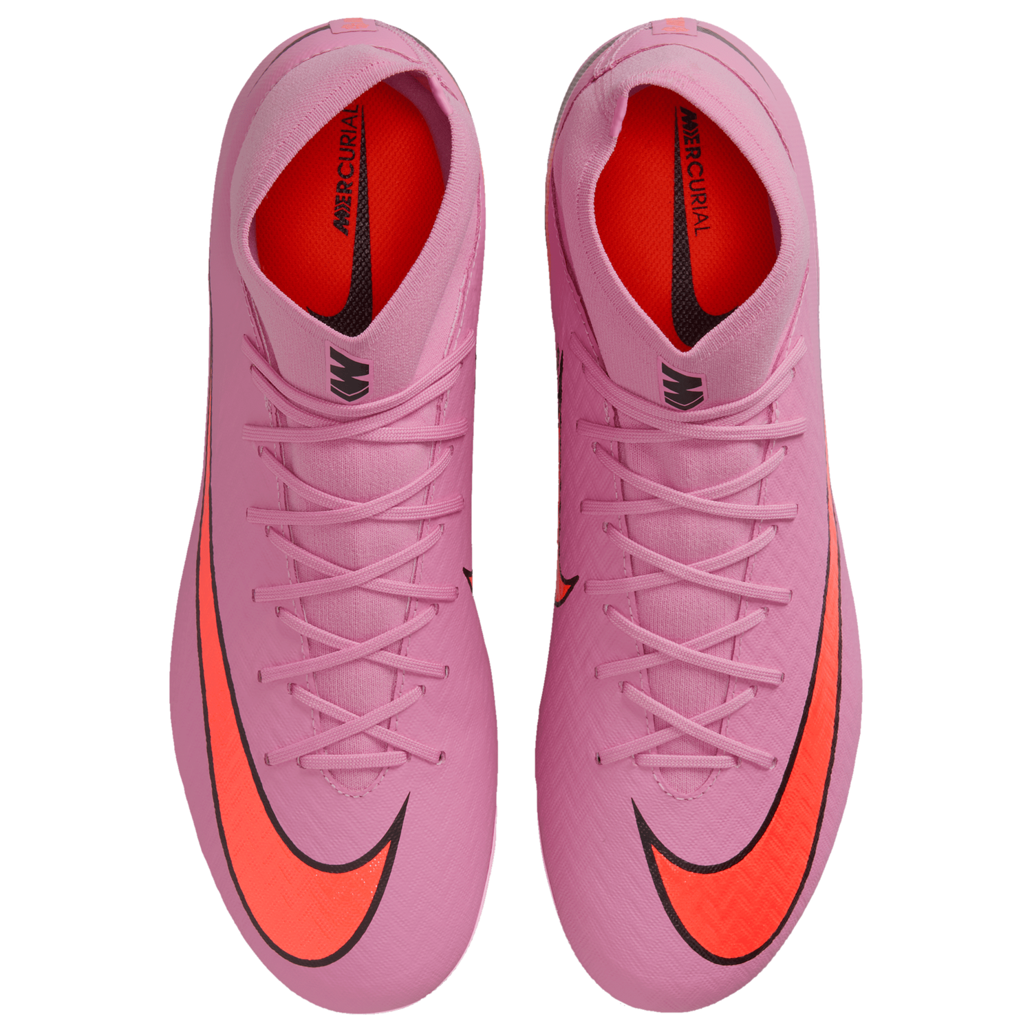 Nike Zm Superfly 10 Academy AG - Men's - Black/Magic Flamingo/Total Crimson