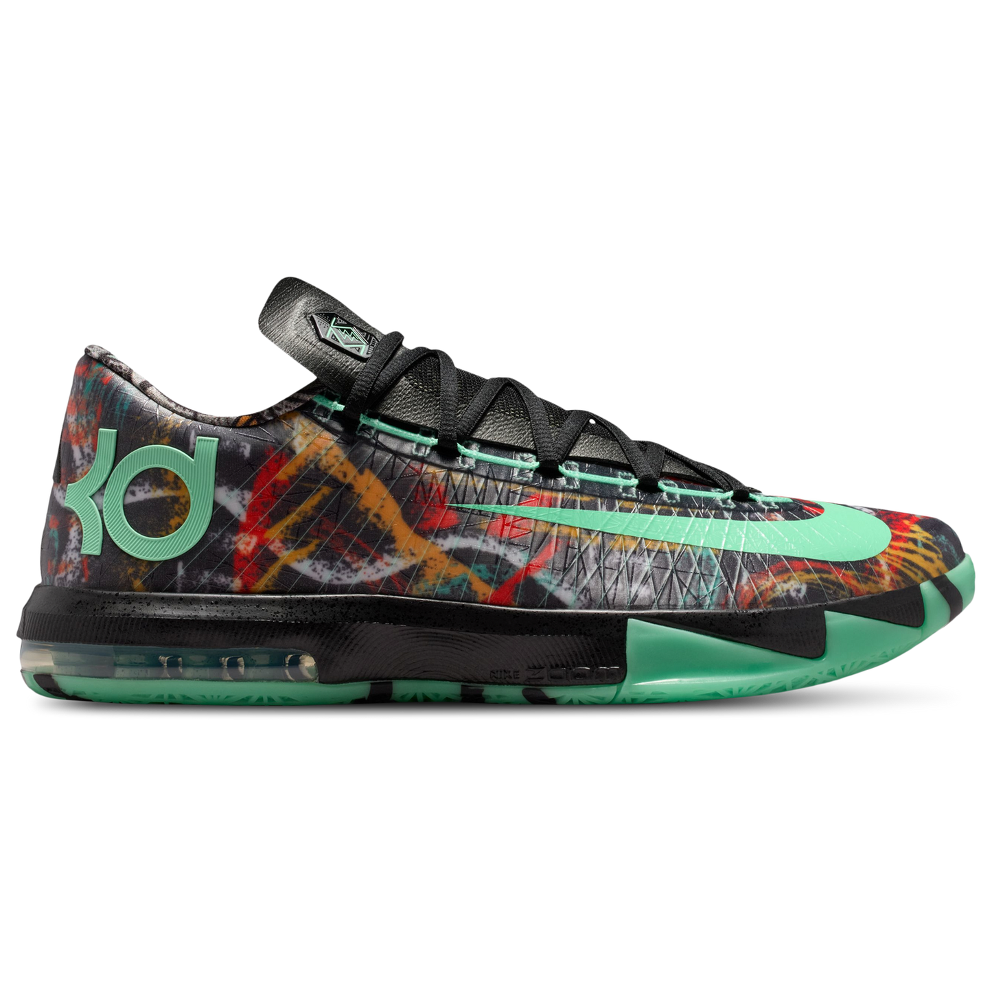 Nike Zoom KD 6 - Men's - Multi/Green Glow/Black