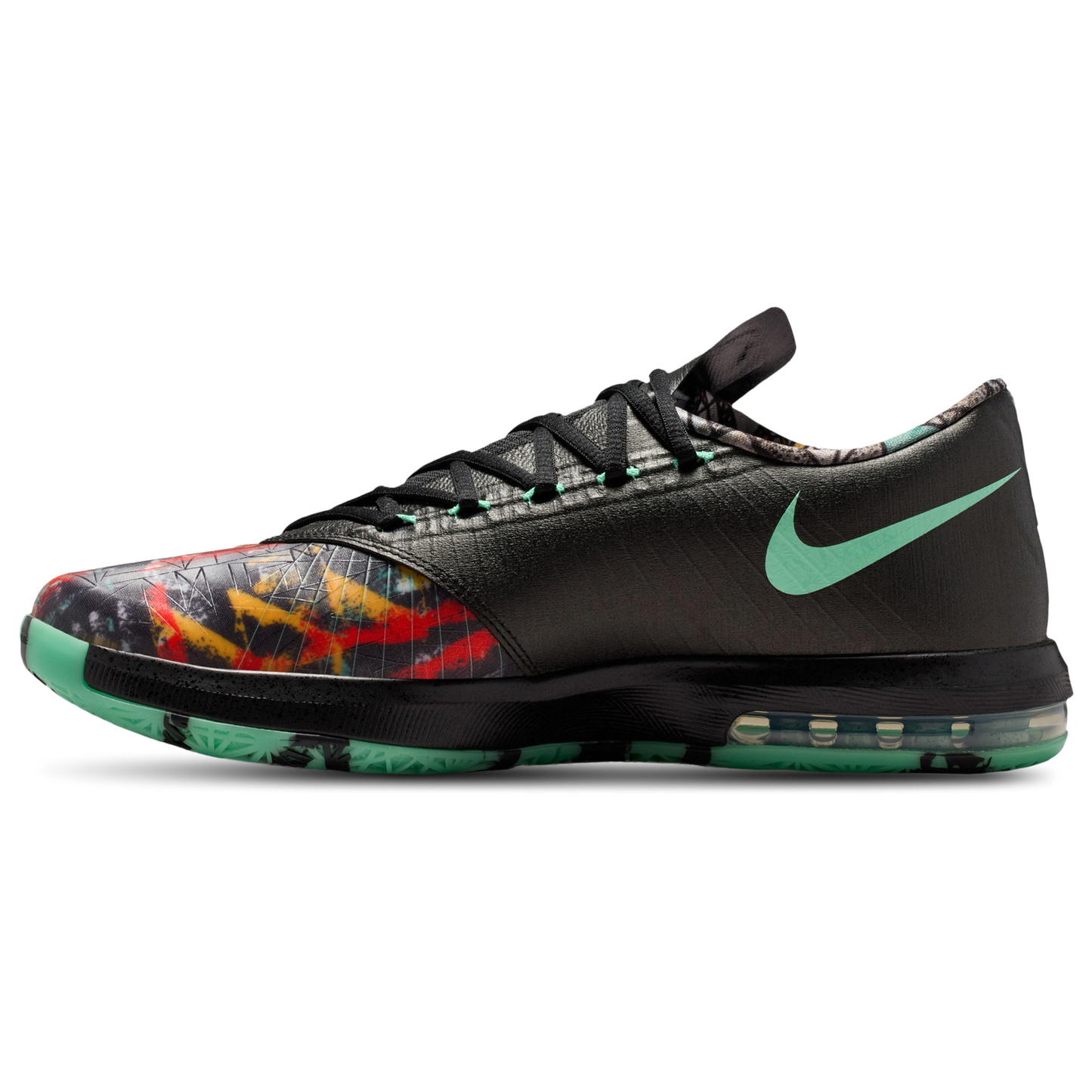 Nike Zoom KD 6 - Men's - Multi/Green Glow/Black