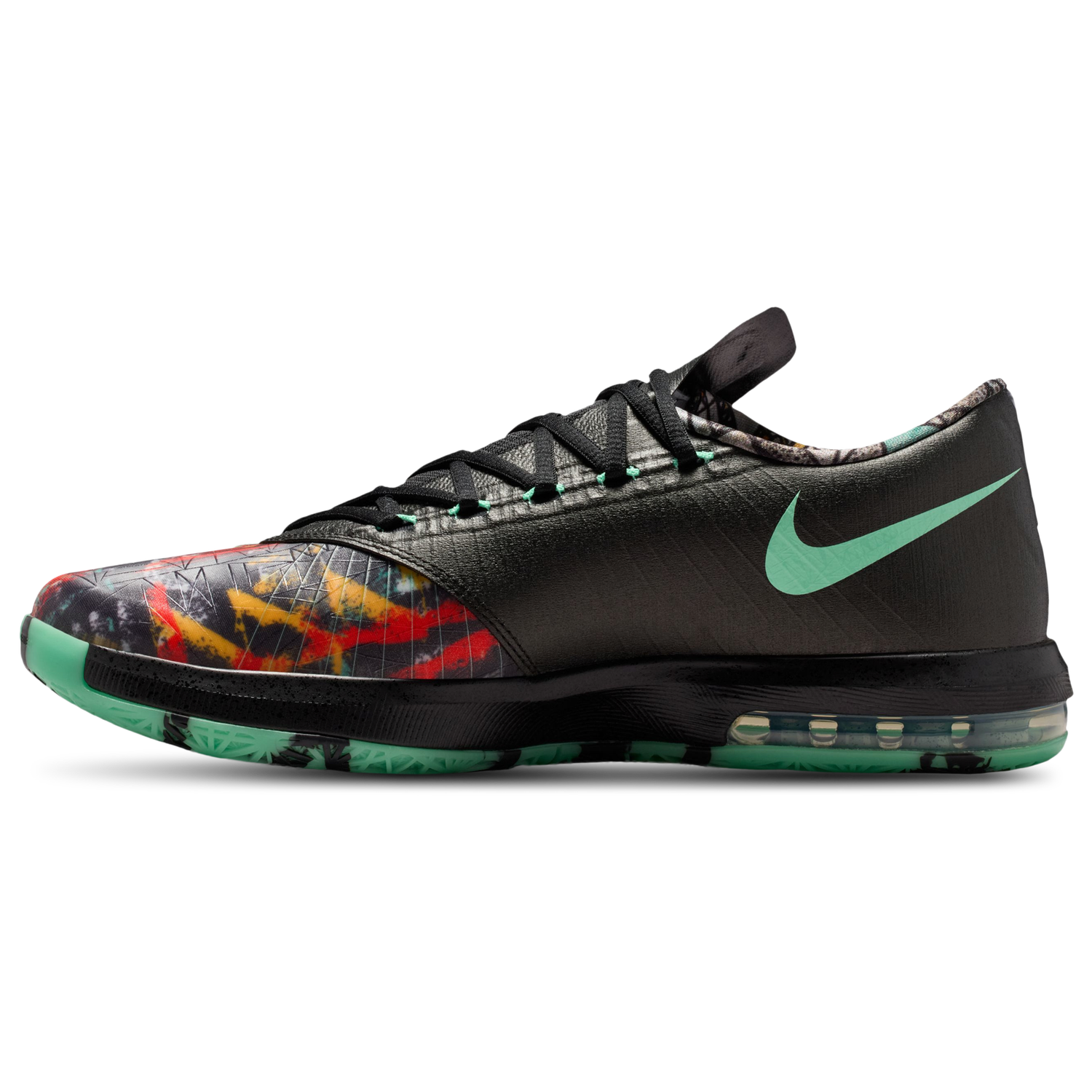 Nike Zoom KD 6 - Men's - Multi/Green Glow/Black
