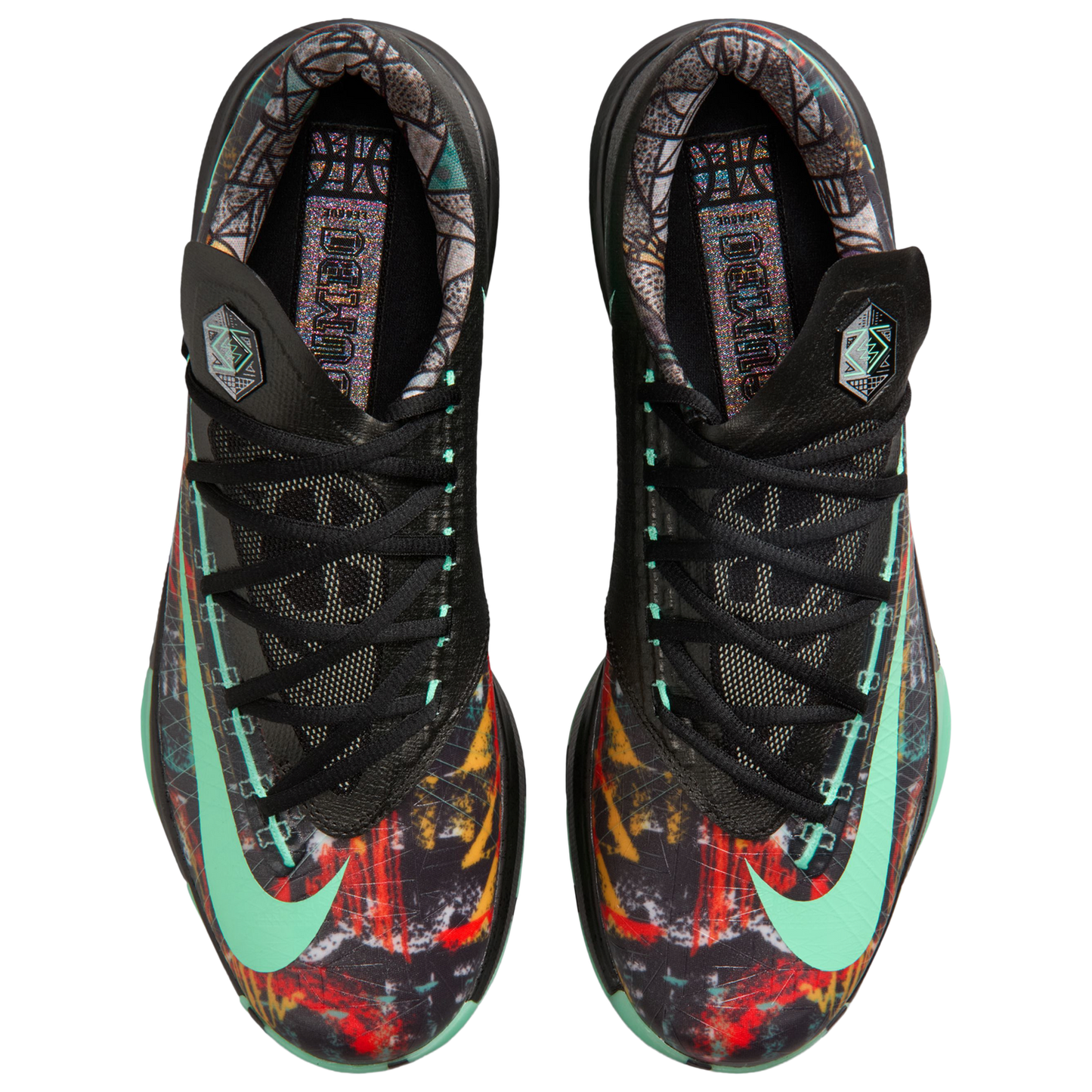 Nike Zoom KD 6 - Men's - Multi/Green Glow/Black