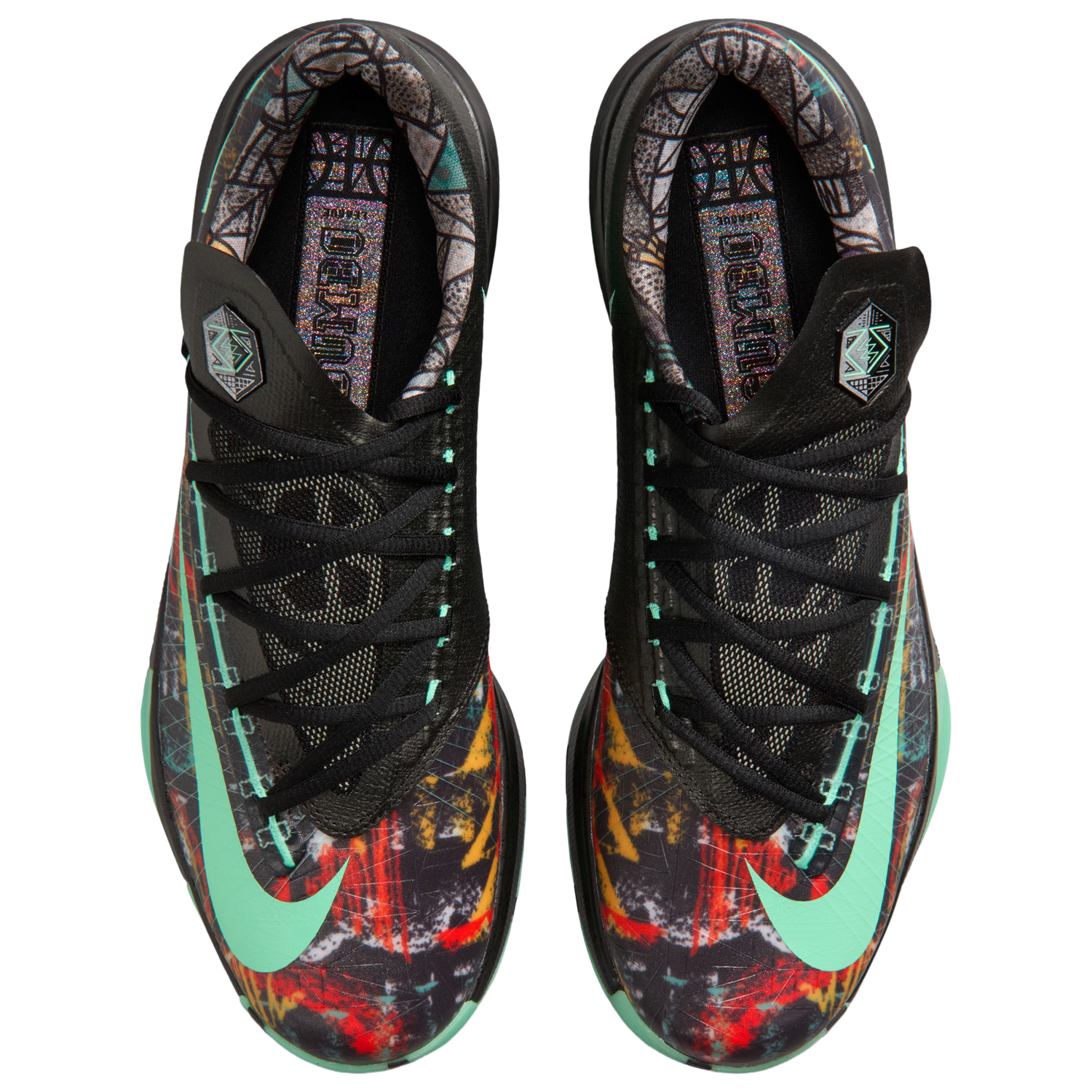 Nike Zoom KD 6 - Men's - Multi/Green Glow/Black