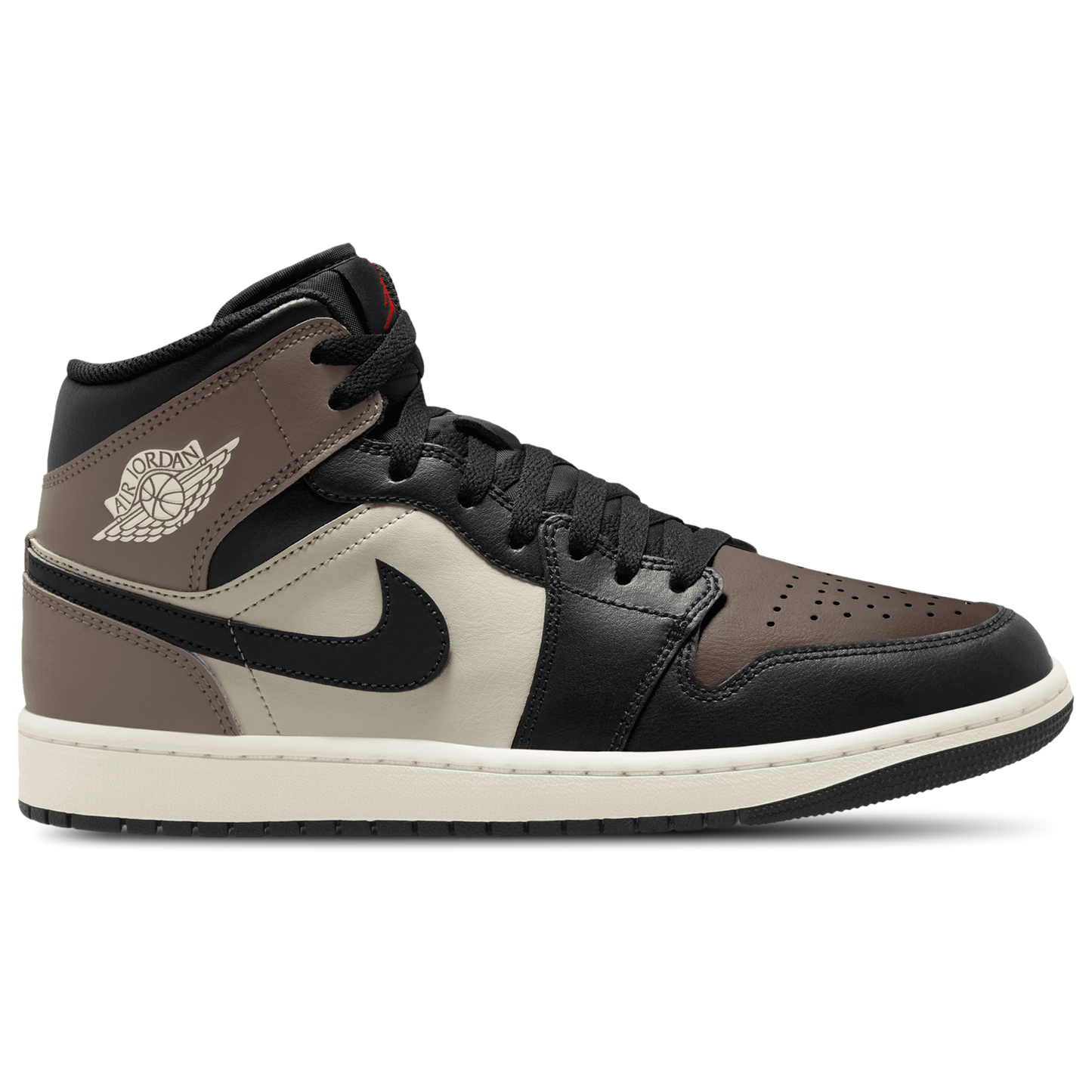Jordan AJ 1 Mid - Men's - Black/Phantom/Palomino