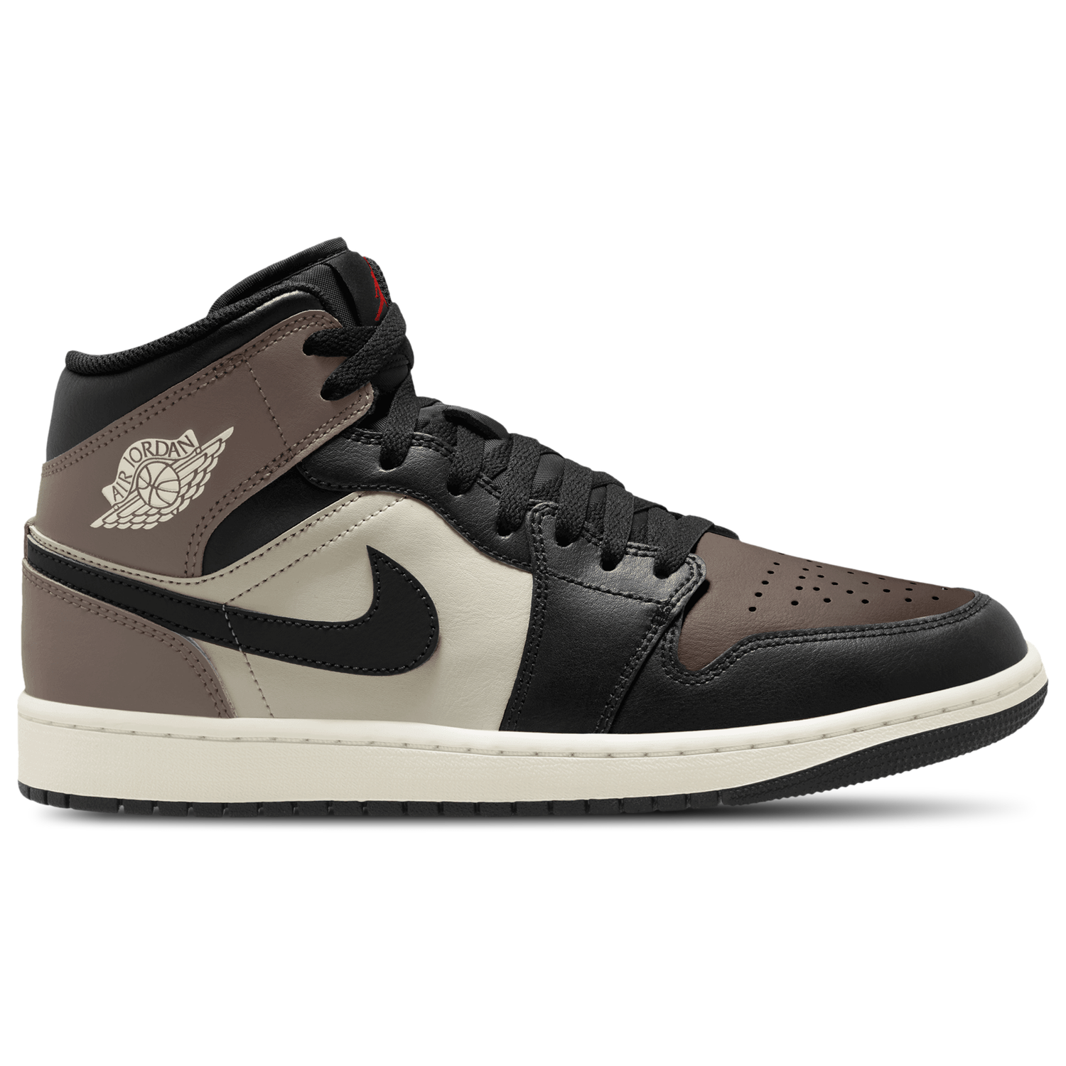 Jordan AJ 1 Mid - Men's - Black/Phantom/Palomino