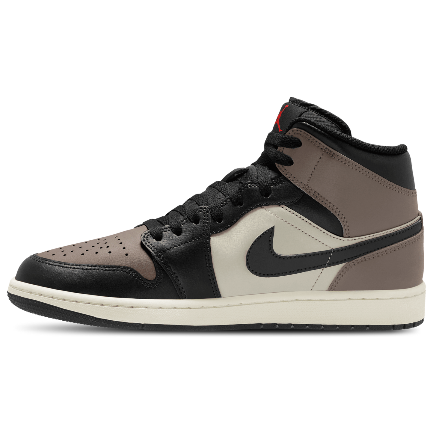 Jordan AJ 1 Mid - Men's - Black/Phantom/Palomino