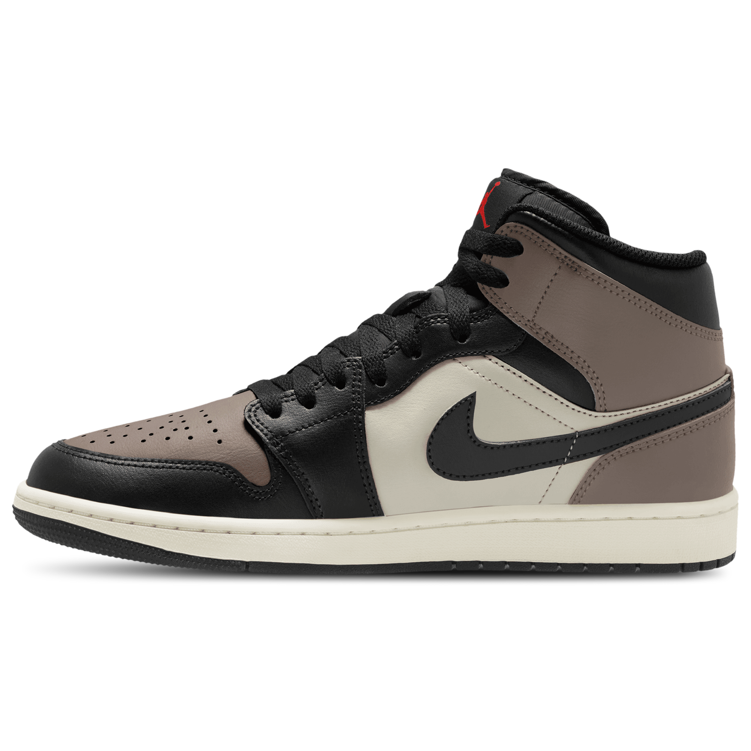 Jordan AJ 1 Mid - Men's - Black/Phantom/Palomino