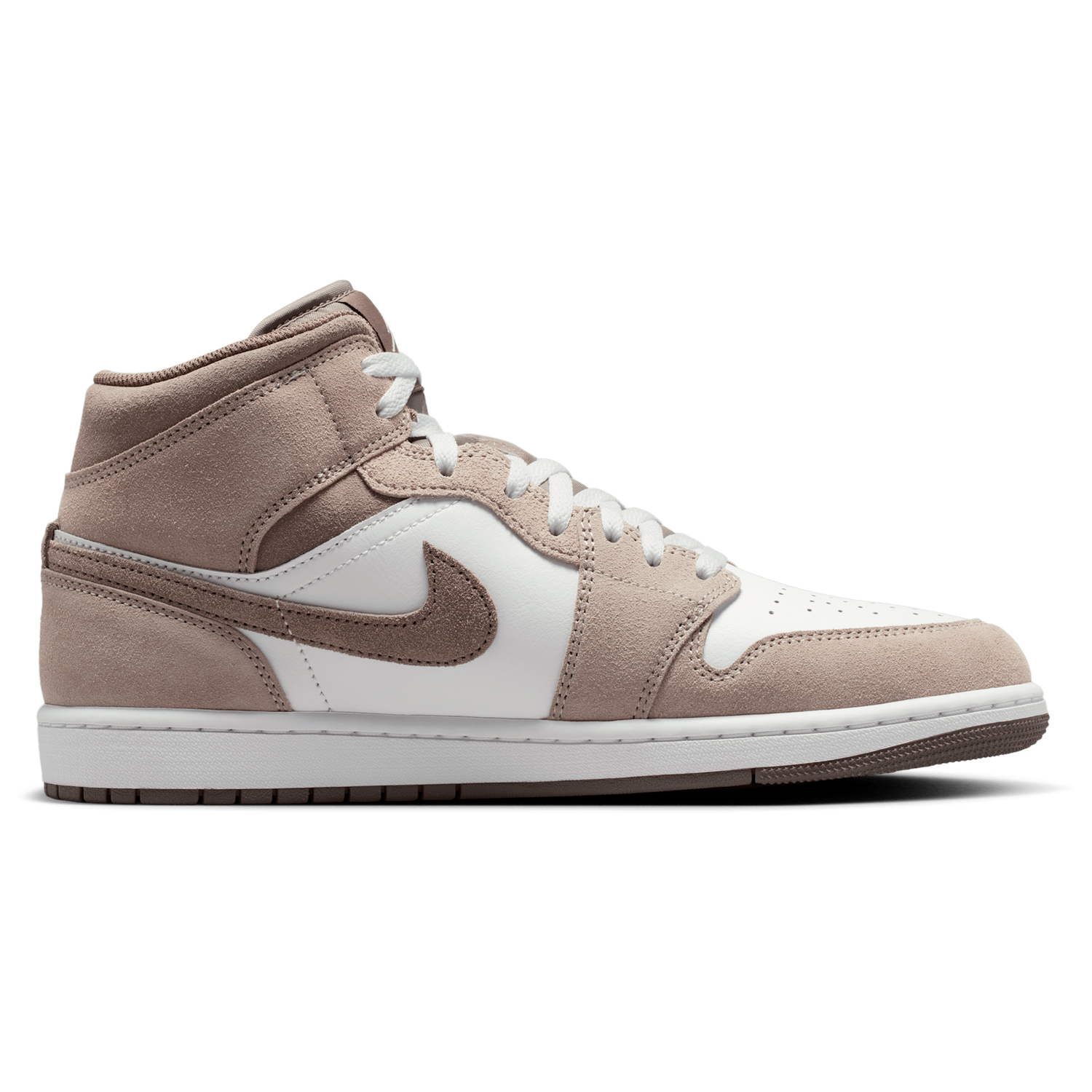 Jordan AJ 1 Mid - Men's - Enigma Stone/Olive Gray/Summit White