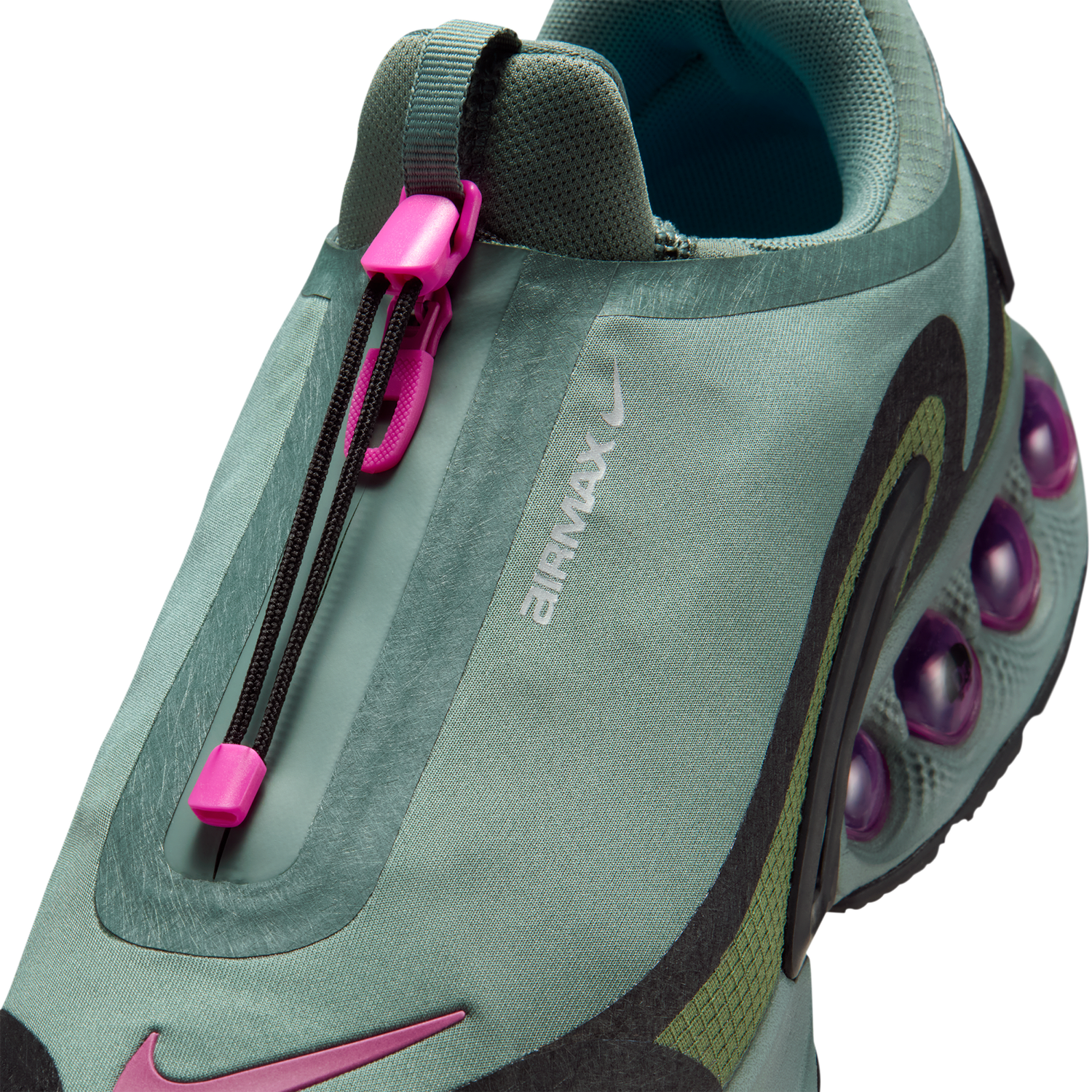 Nike Air Max DN Roam - Men's - Clay Green/Sky J Lt Olive/Fire Pink