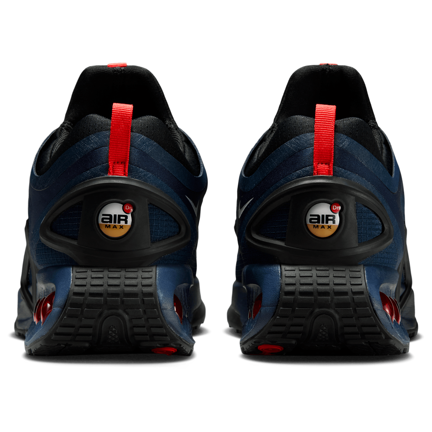 Nike Air Max DN Roam - Men's - Obsidian/Mtlc Silver/Chile Red