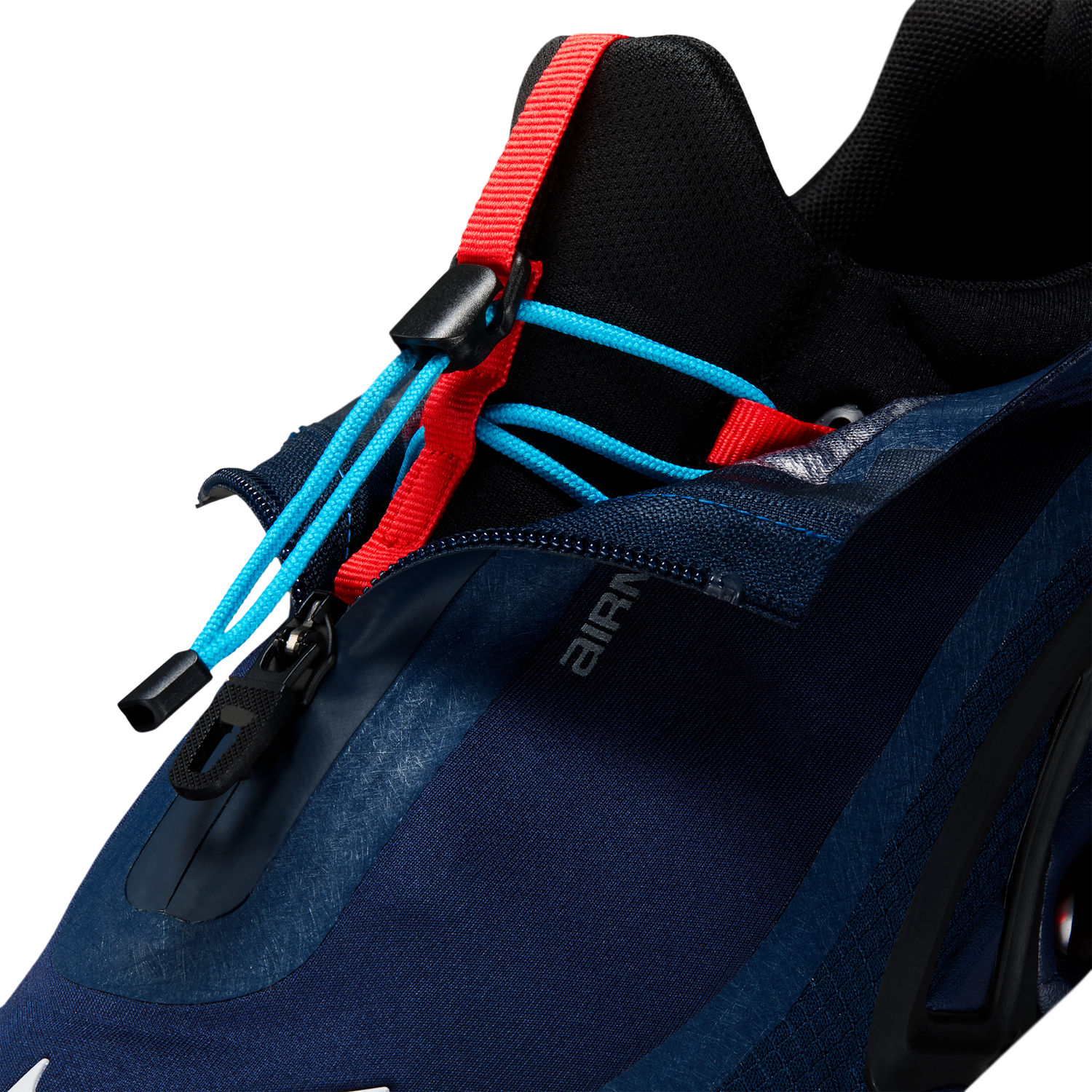 Nike Air Max DN Roam - Men's - Obsidian/Mtlc Silver/Chile Red