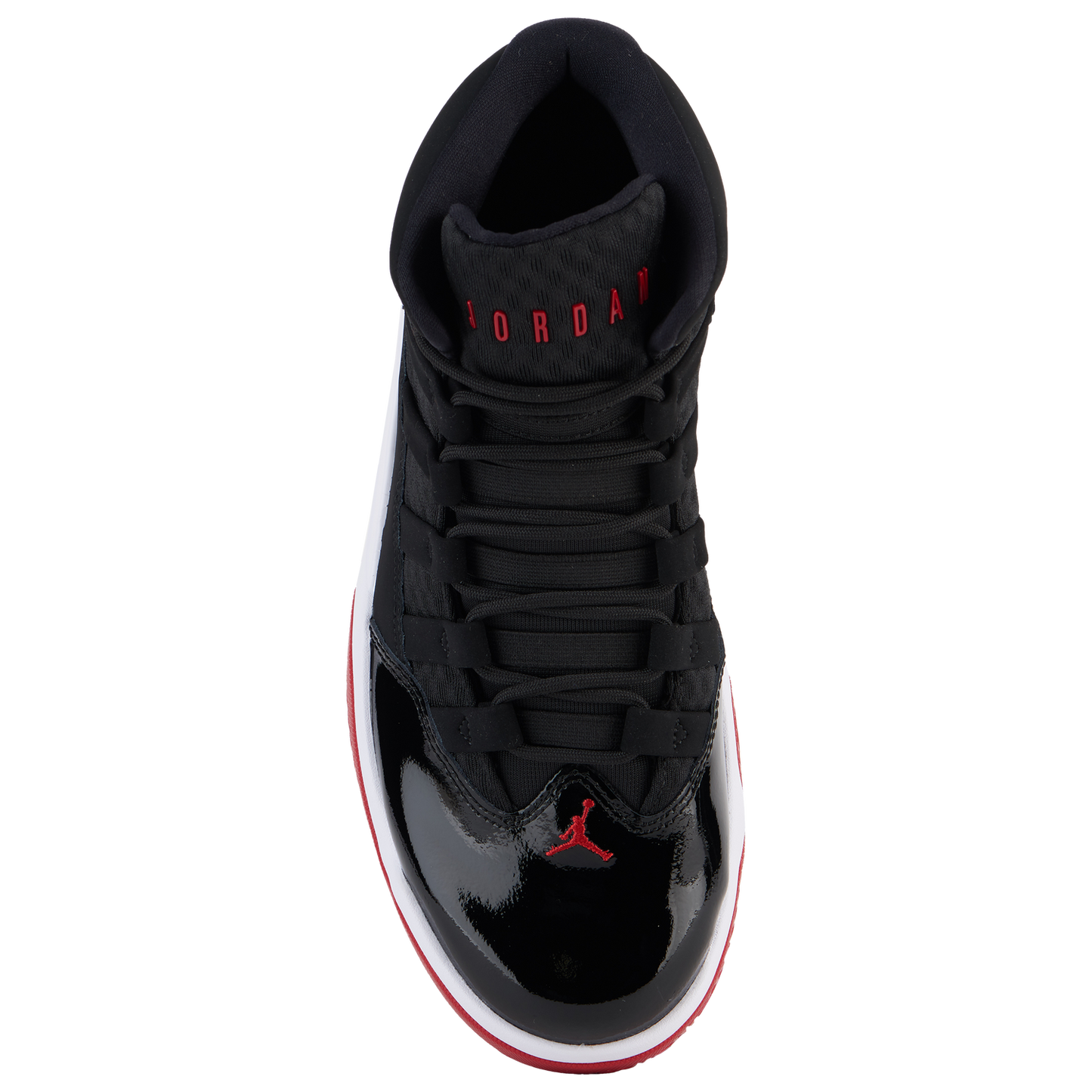 Jordan Max Aura - Men's - Black/Black/Gym Red