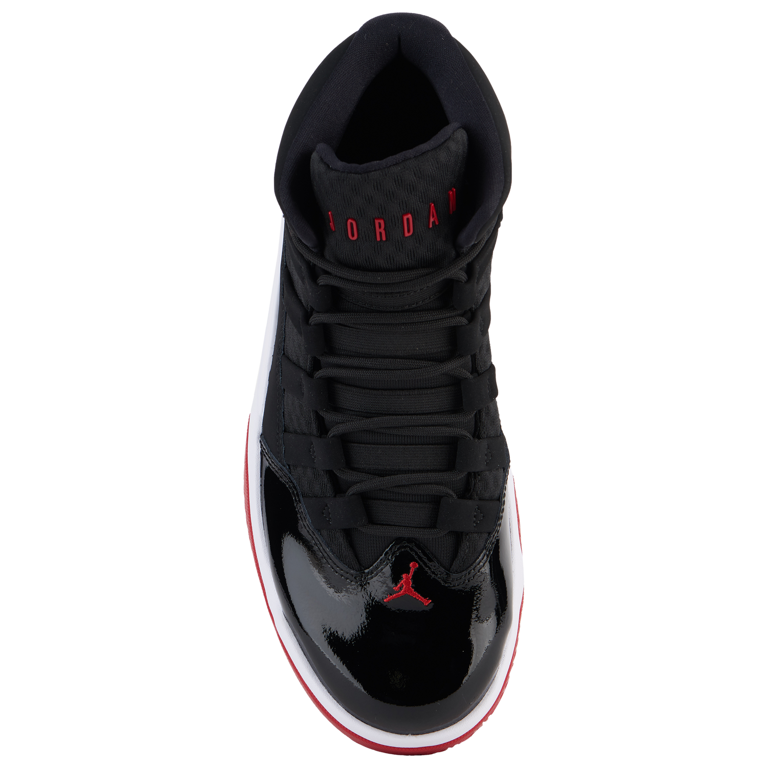 Jordan Max Aura - Men's - Black/Black/Gym Red