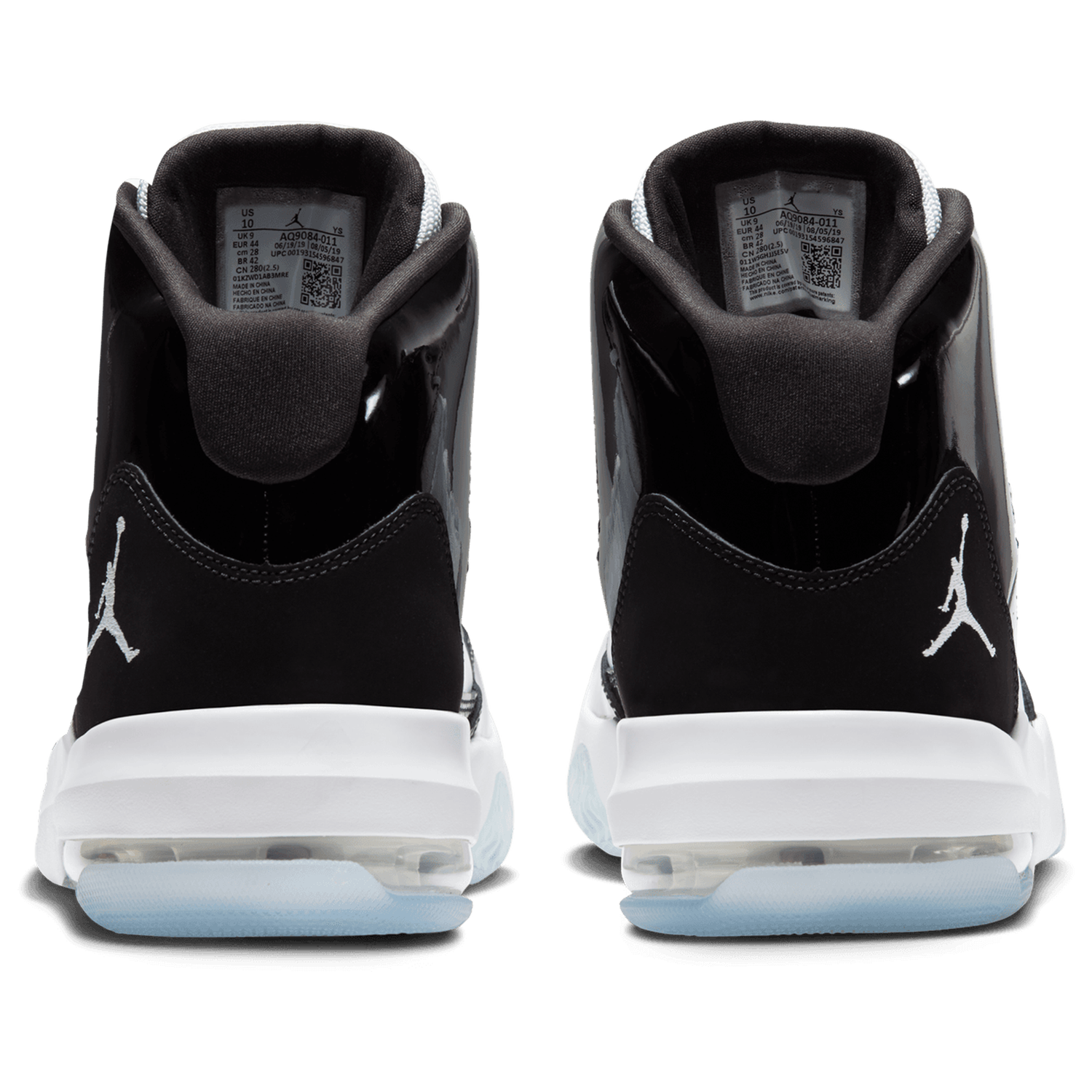 Jordan Max Aura - Men's - Black/White
