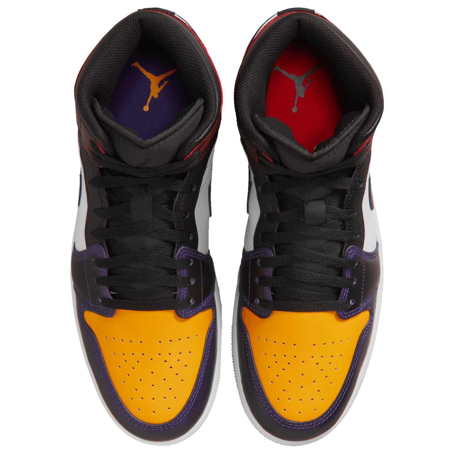 Jordan Air Jordan 1 Mid SE - Men's - Red/Yellow/Blue