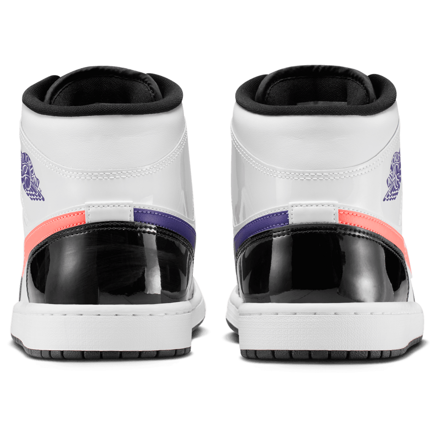 Jordan Air Jordan 1 Mid SE - Men's - Purple/White/Black