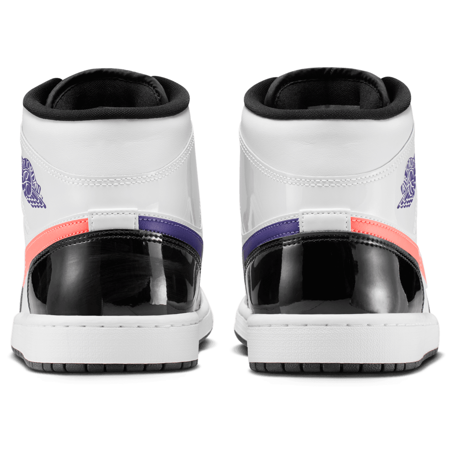 Jordan Air Jordan 1 Mid SE - Men's - Purple/White/Black