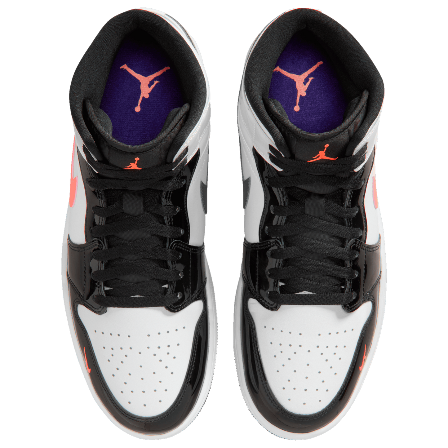 Jordan Air Jordan 1 Mid SE - Men's - Purple/White/Black