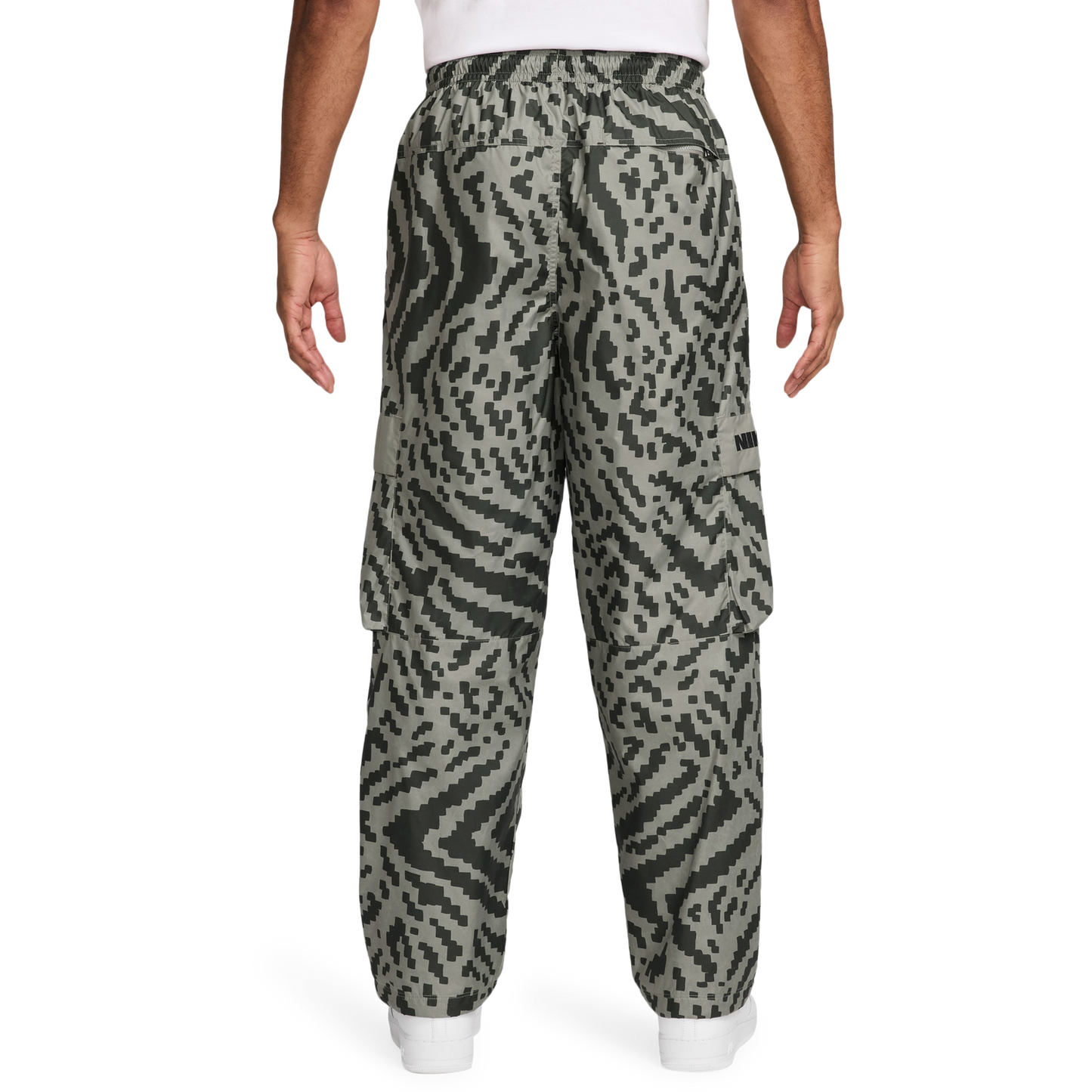 Nike Air All Over Print Woven Cargo Pants - Men's - Light Army/Black