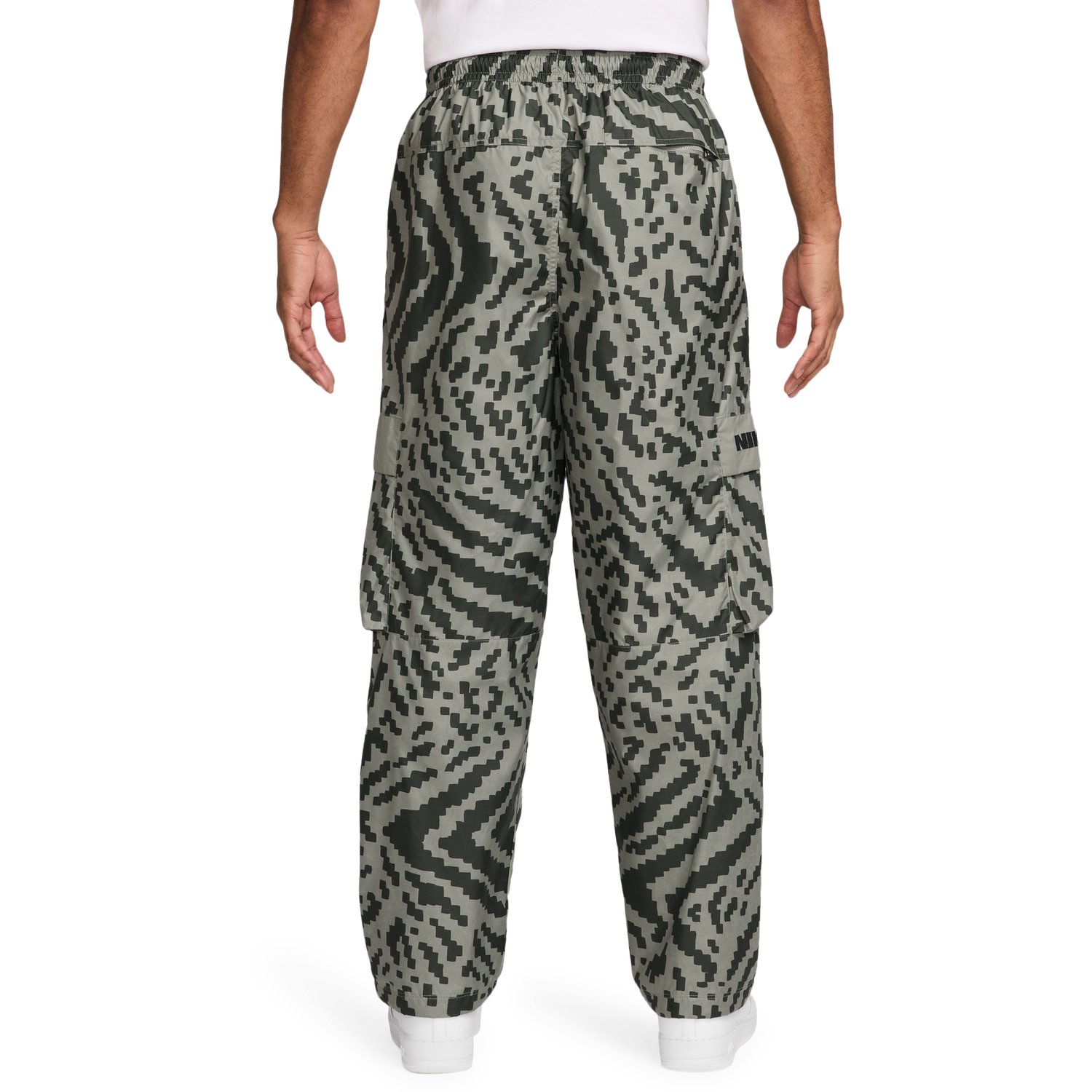 Nike Air All Over Print Woven Cargo Pants - Men's - Light Army/Black