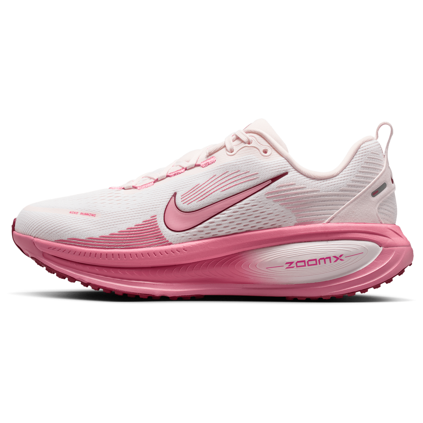 Nike Vomero 18 - Women's - White/Peony/Pearl Pink