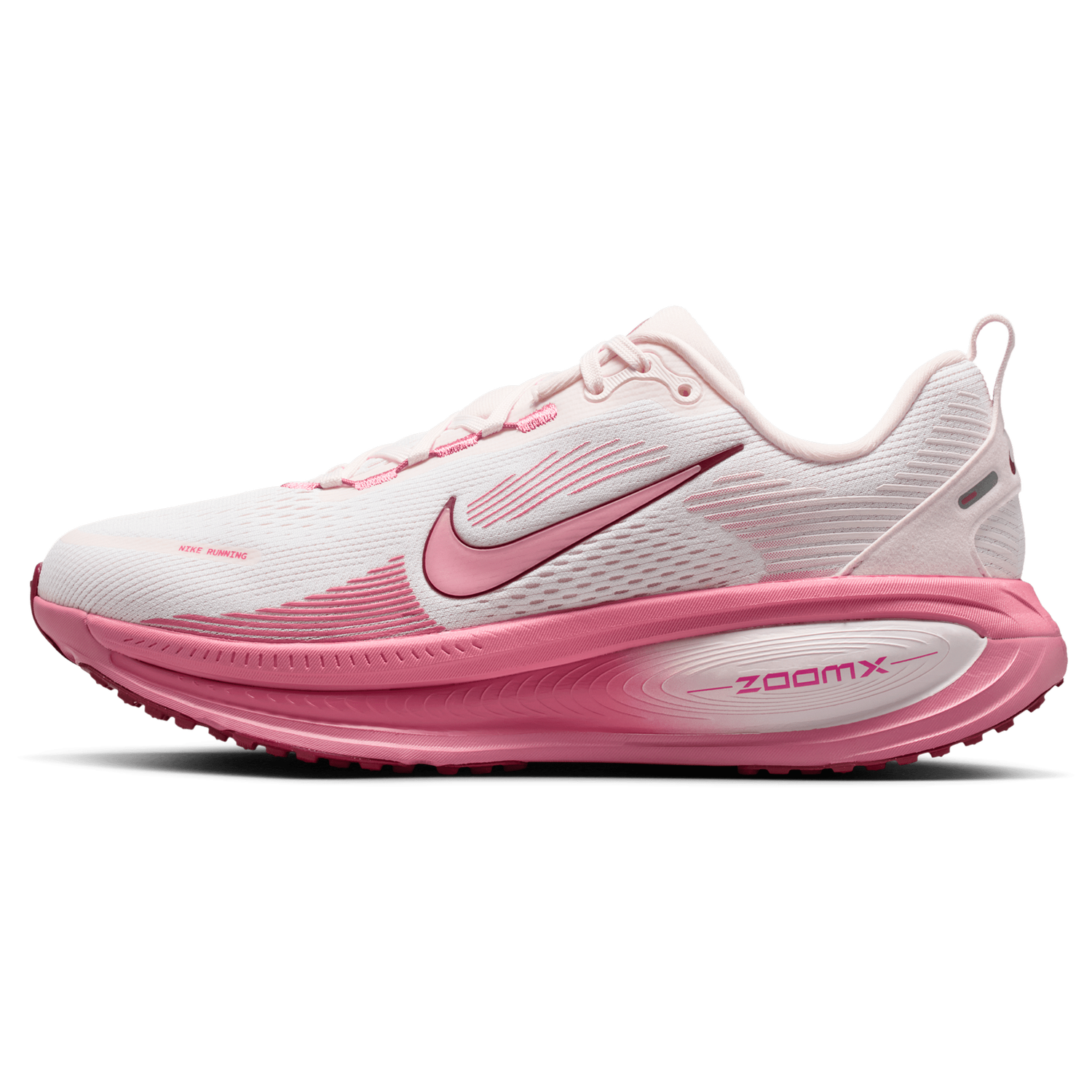 Nike Vomero 18 - Women's - White/Peony/Pearl Pink