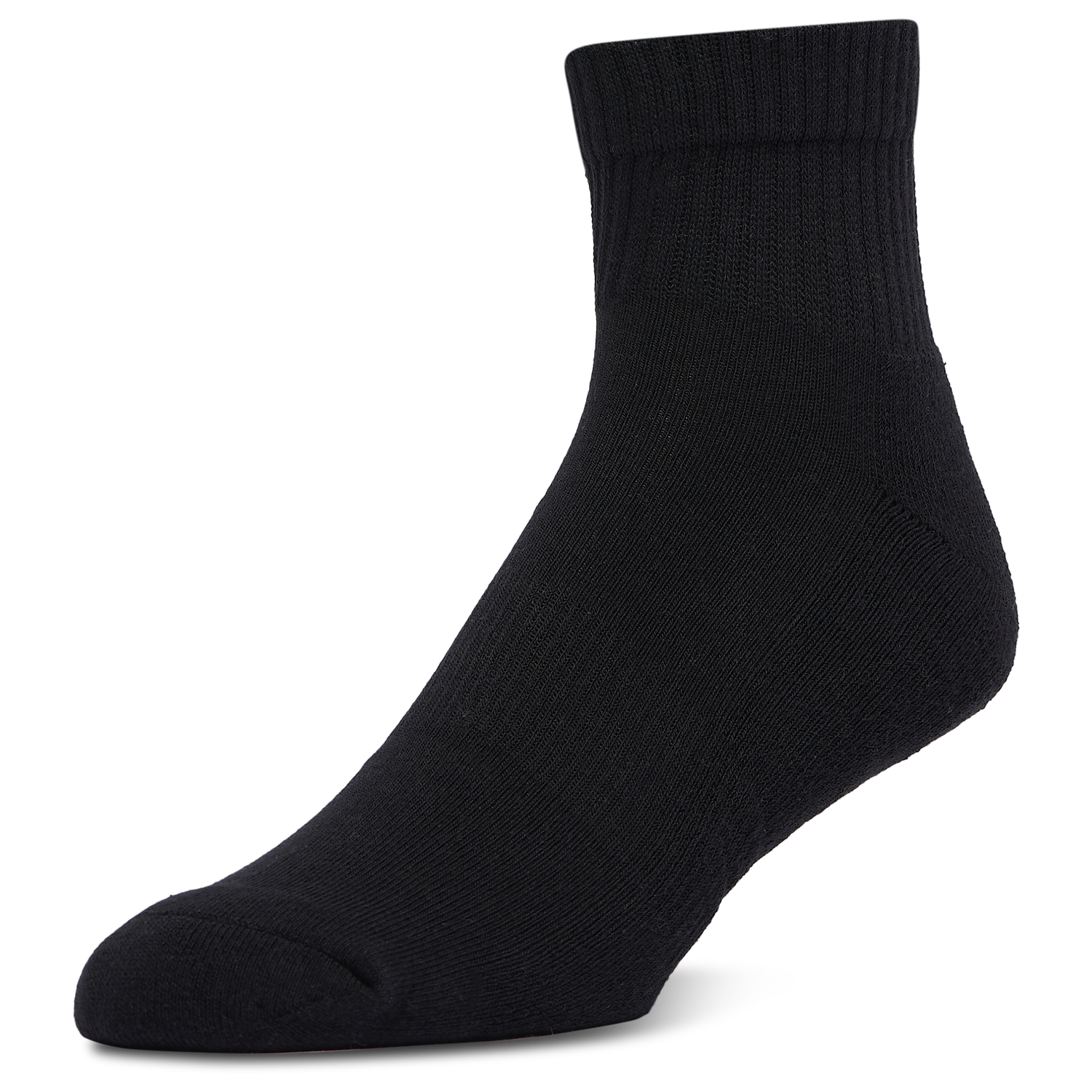LCKR Athletic Half Cushion Quarter Socks - Men's - Black