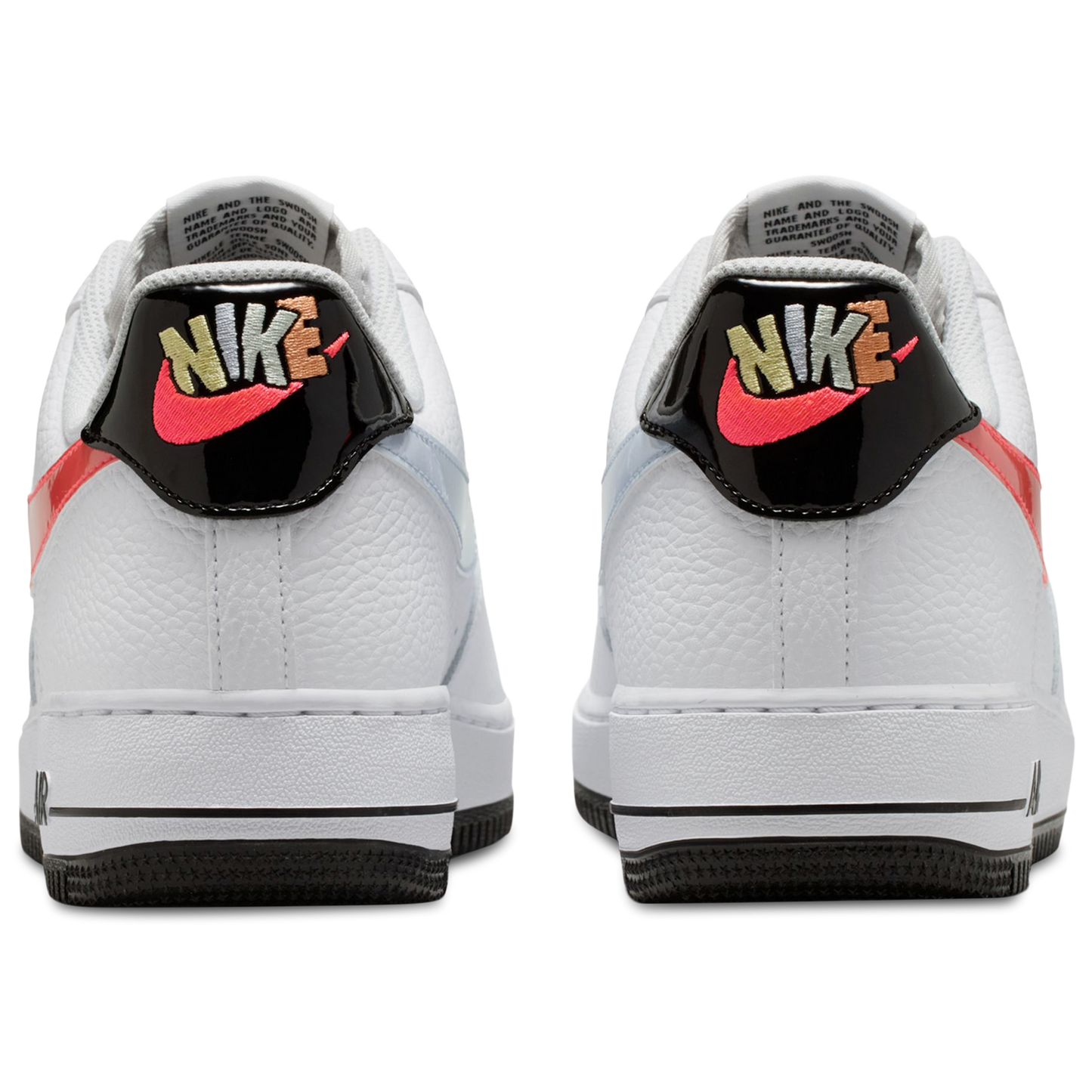 Nike Air Force 1 '07 - Men's - White/Black/Flash Crimson