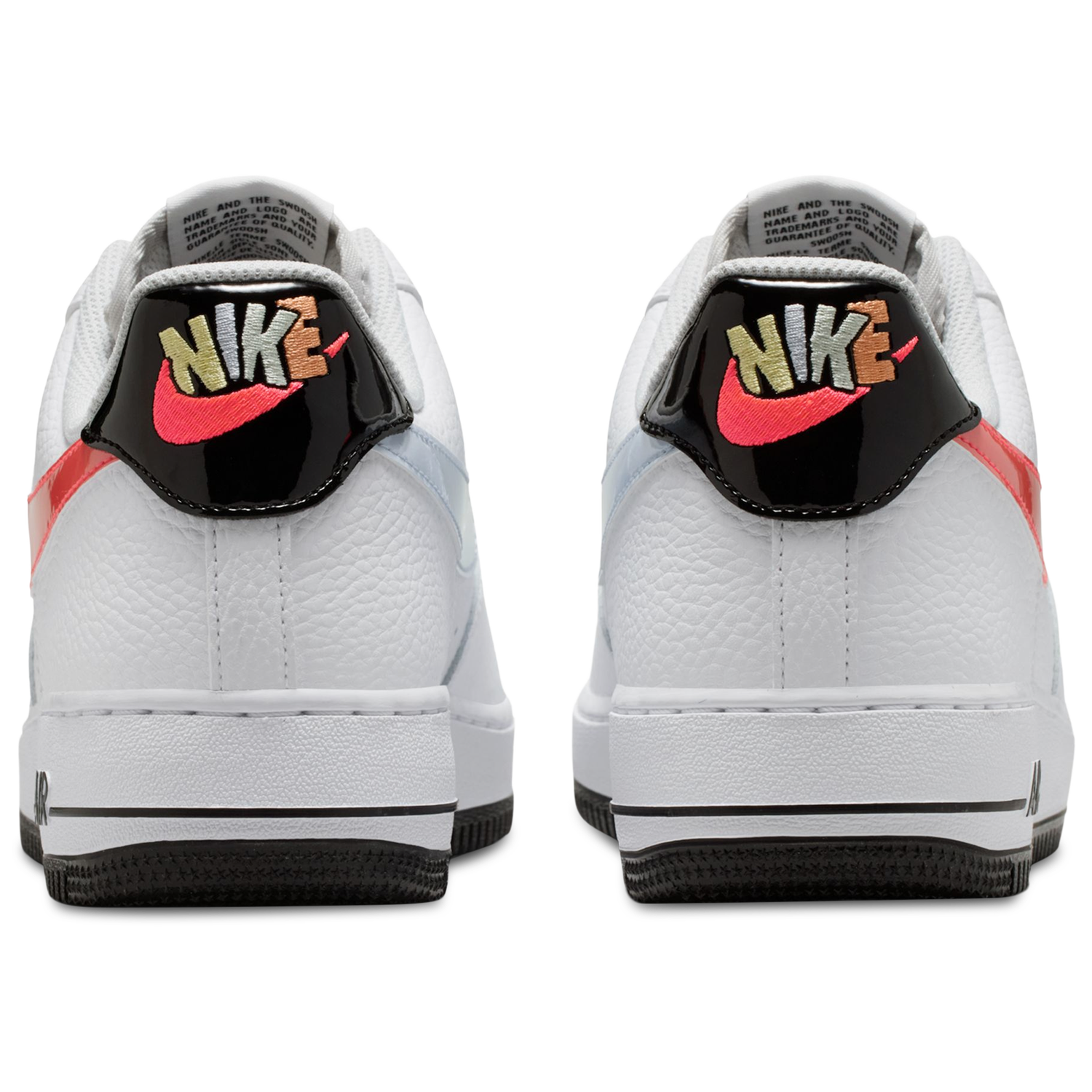 Nike Air Force 1 '07 - Men's - White/Black/Flash Crimson