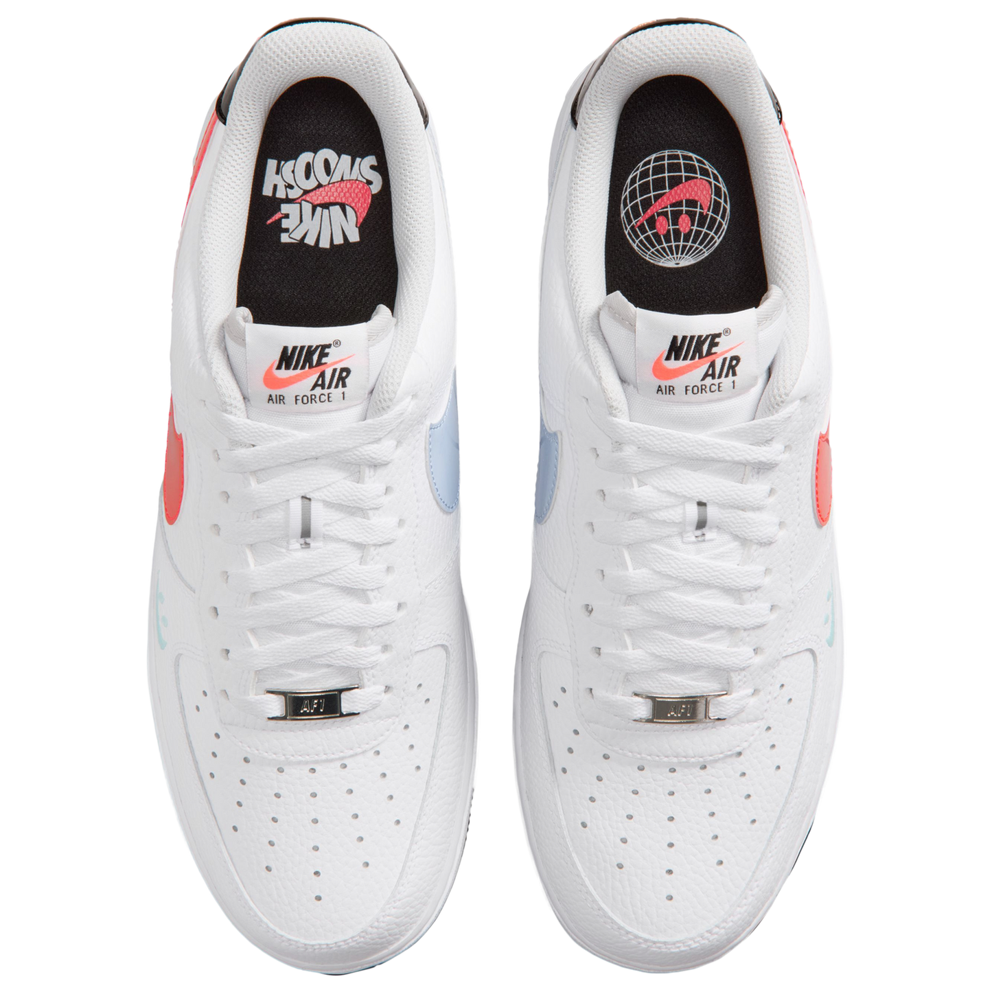 Nike Air Force 1 '07 - Men's - White/Black/Flash Crimson