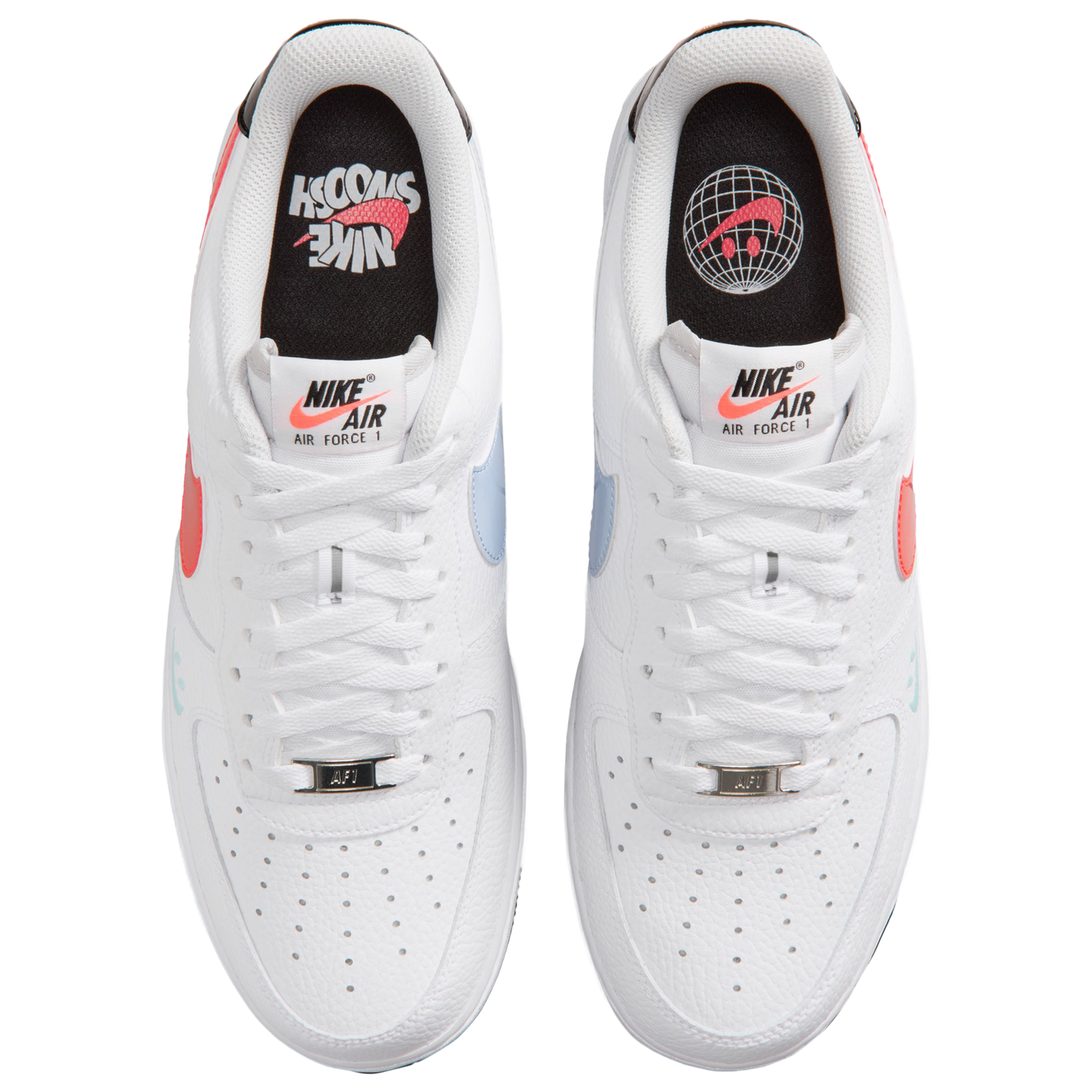 Nike Air Force 1 '07 - Men's - White/Black/Flash Crimson